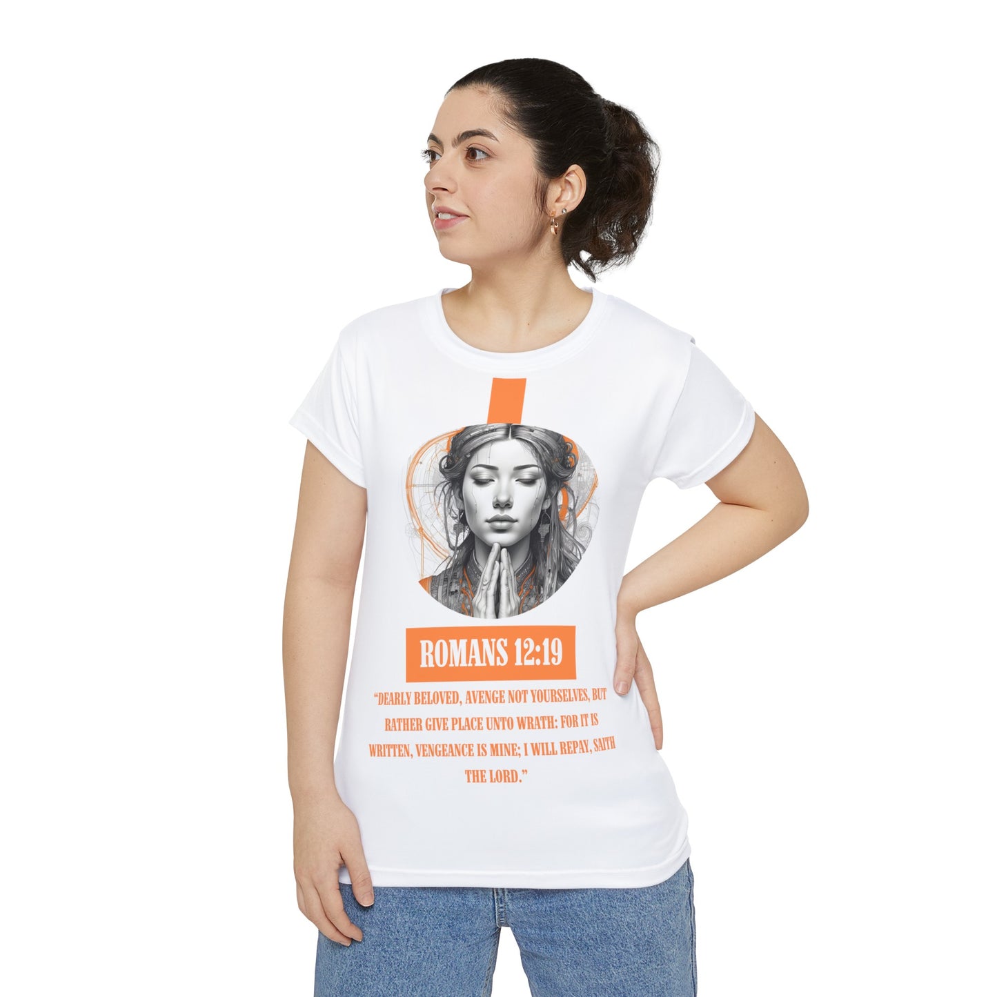 Romans 12:19 Women's Short Sleeve Shirt