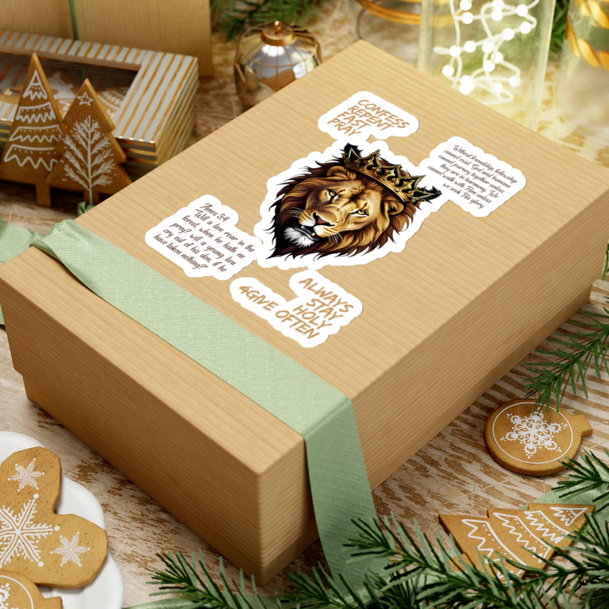 Lion of Judah Kiss-Cut Stickers