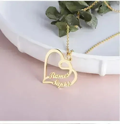 π Eternal Heart Necklace β 925 Silver Personalized Love Keepsake