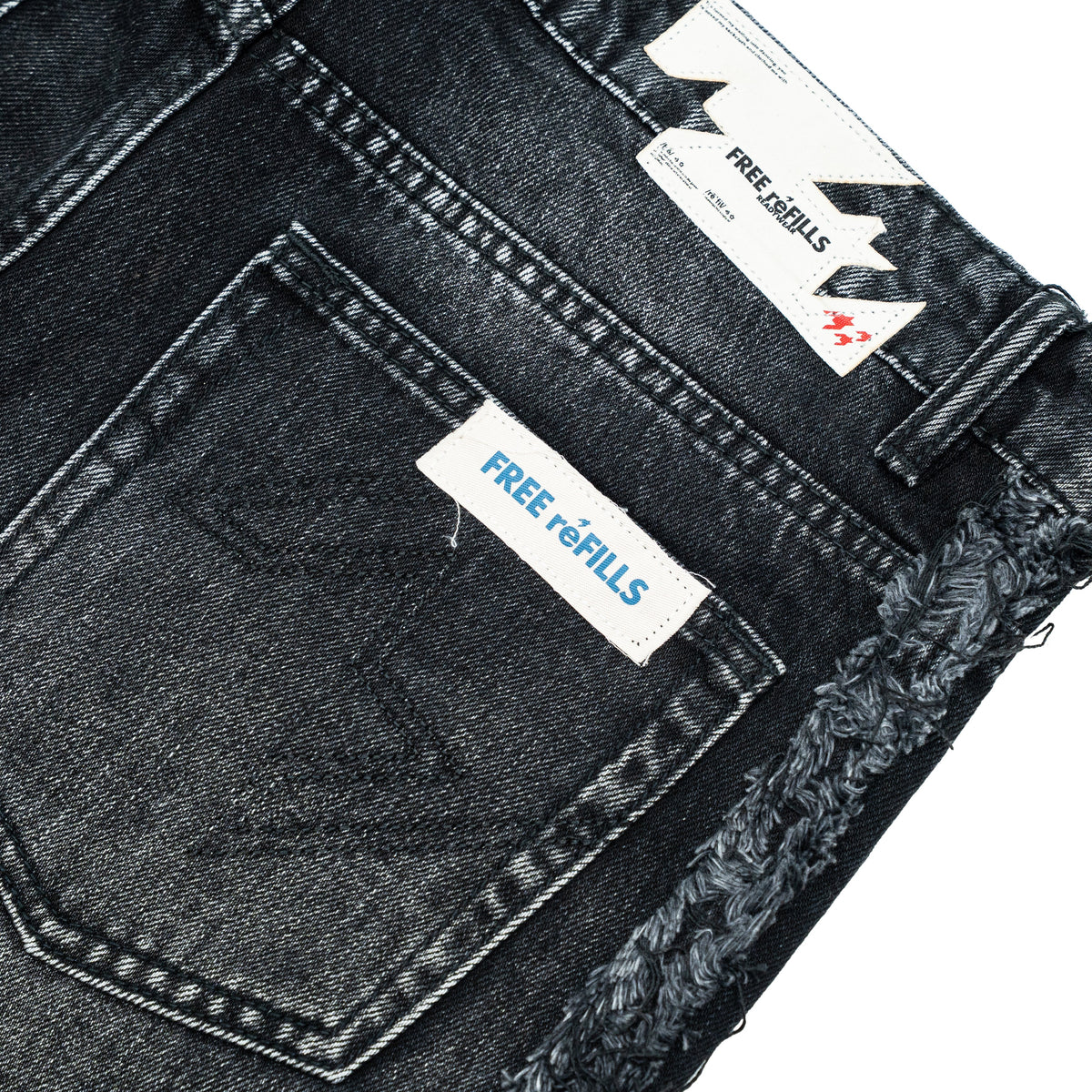 Core Denim Jorts - Black Wash