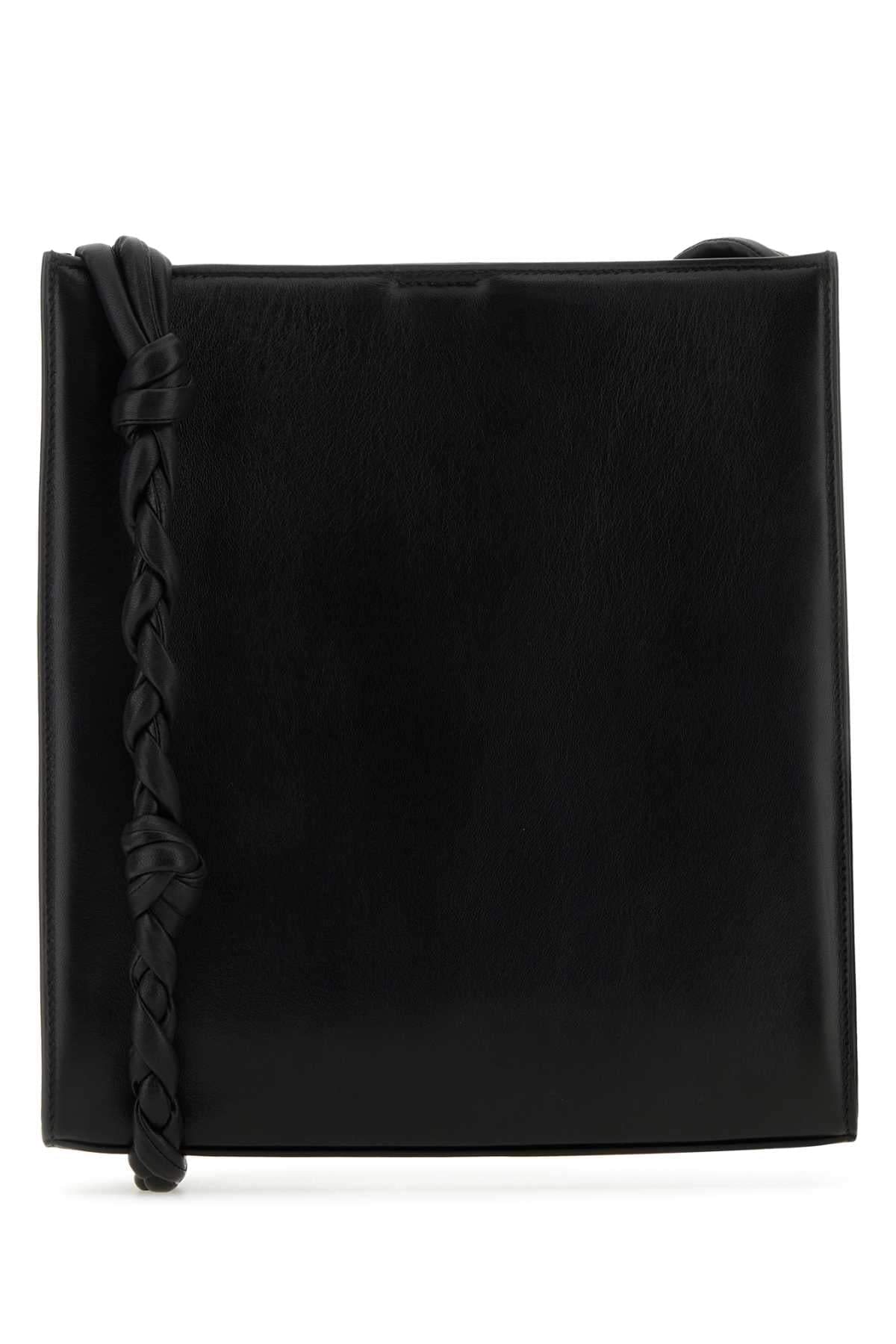 Jil Sander Women Black Leather Medium Tangle Shoulder Bag