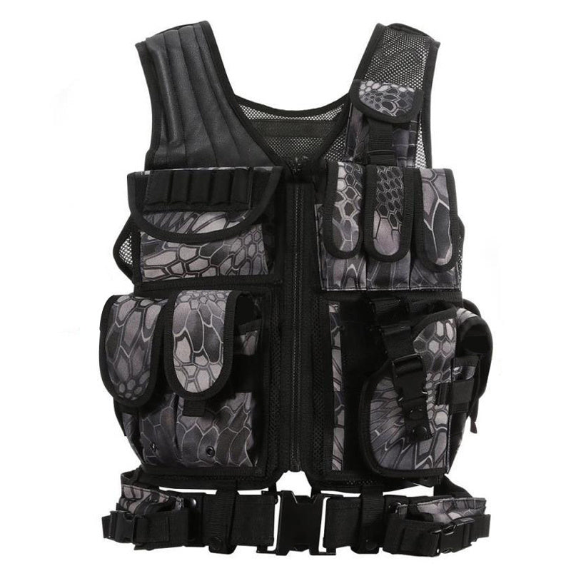 Tactical Military Vest - MOLLE Plate Carrier for Airsoft & Training