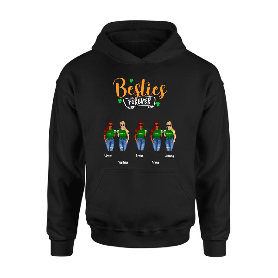 Personalized Drunker Half Shirt - Up to 5 People - Gift Idea For St Patrick's Day - She Is My Drunker Half