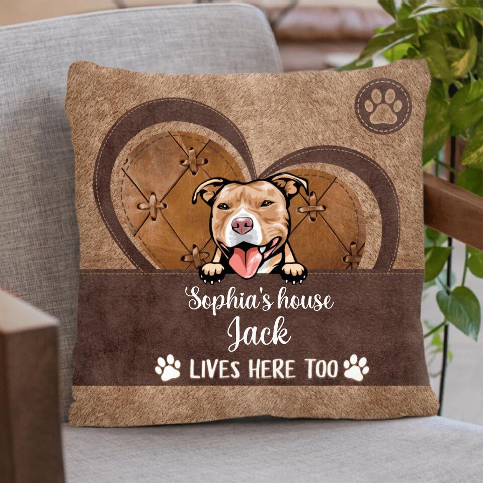 Personalized Pet Quilt/Fleece Blanket/Pillow Cover - Up to 4 Pets - Best Gift For Dog/Cat Lovers