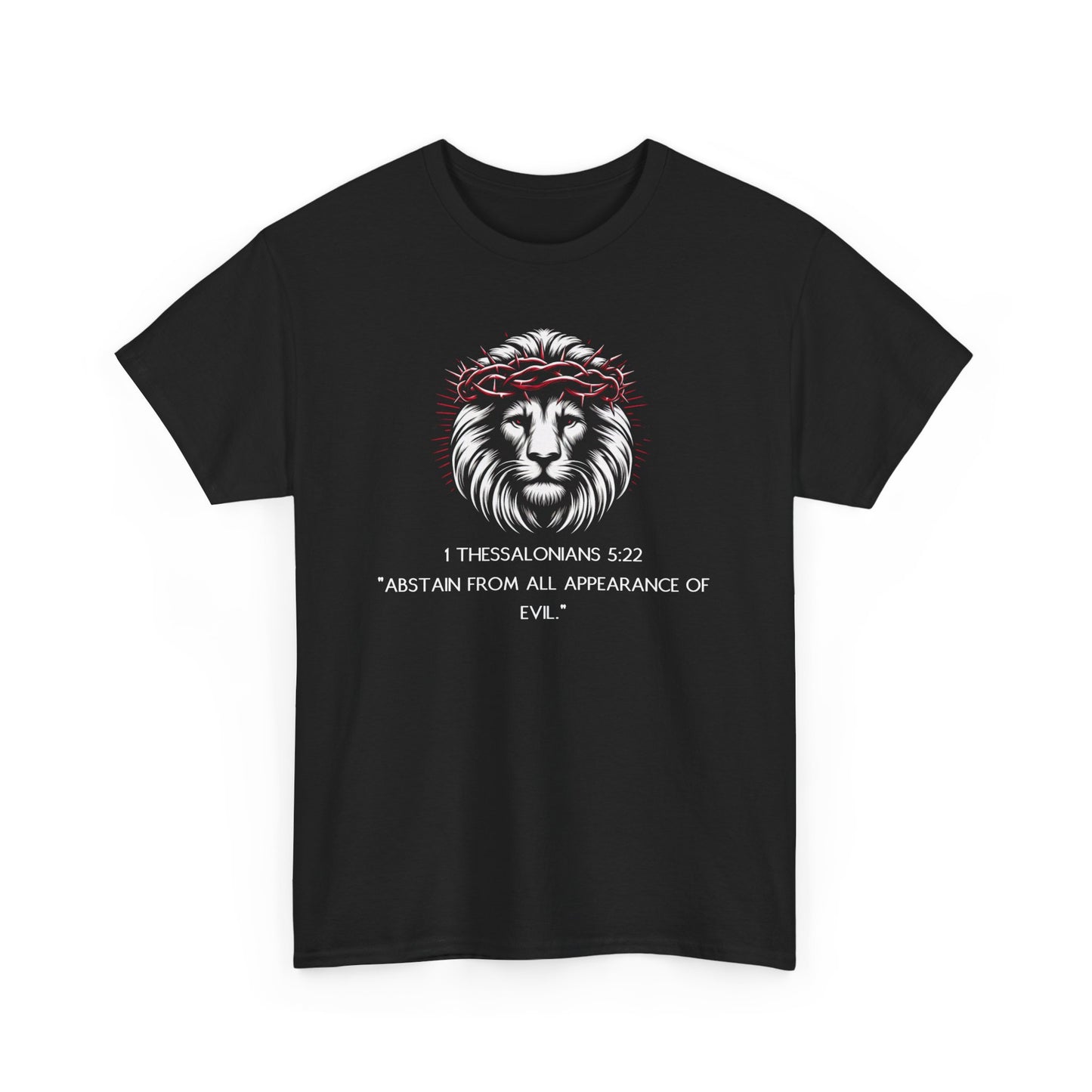 Abstain!! Unisex Heavy Cotton Tee - '1 Way, Truth, Life'