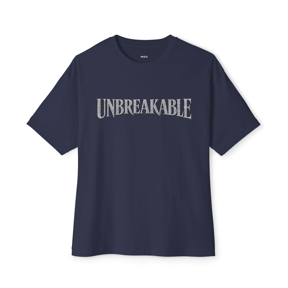 UNBREAKABLE Boxy Tee — Premium Oversized Streetwear | Faith-Based Graphic