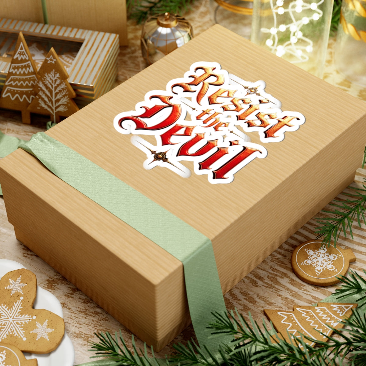 Spiritual Warfare Kiss-Cut Stickers - Choose Heaven