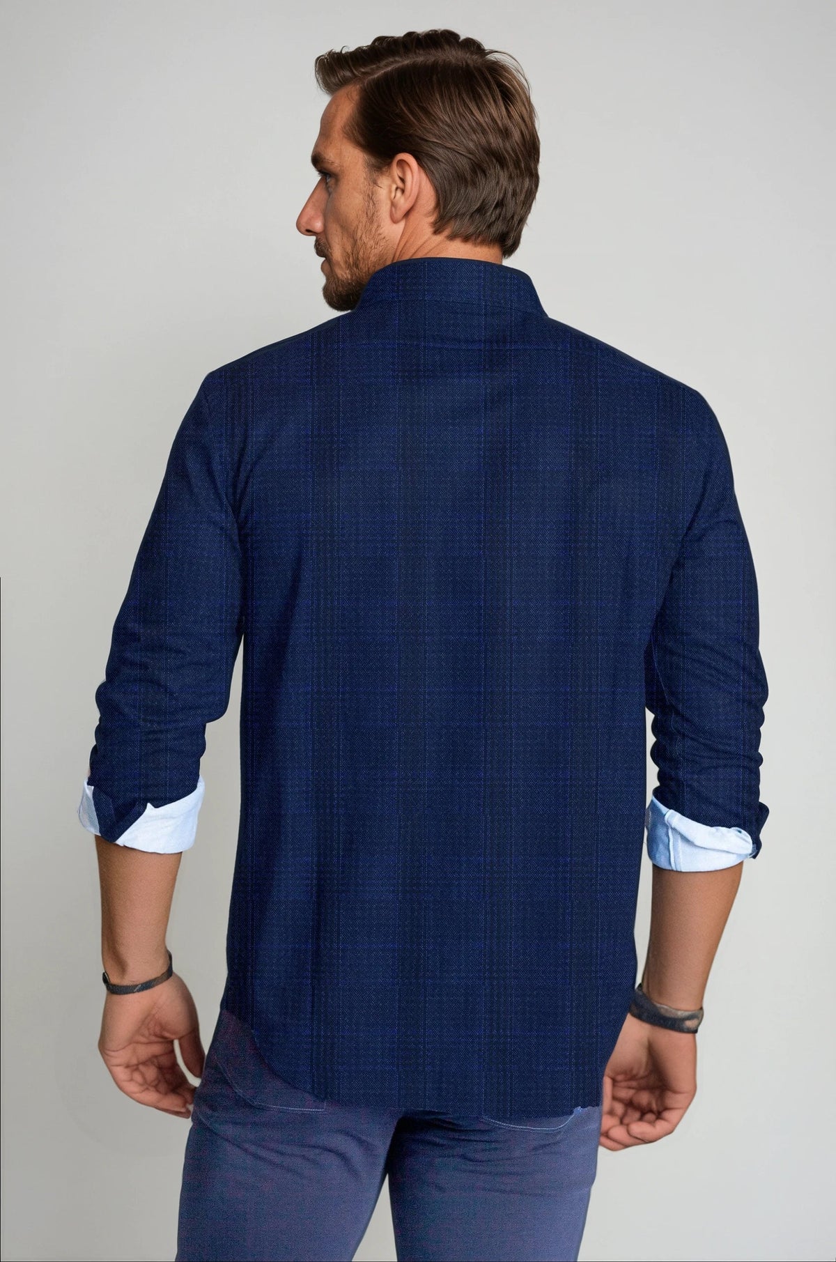 Moody Blues Plaid Long Sleeve Shirt