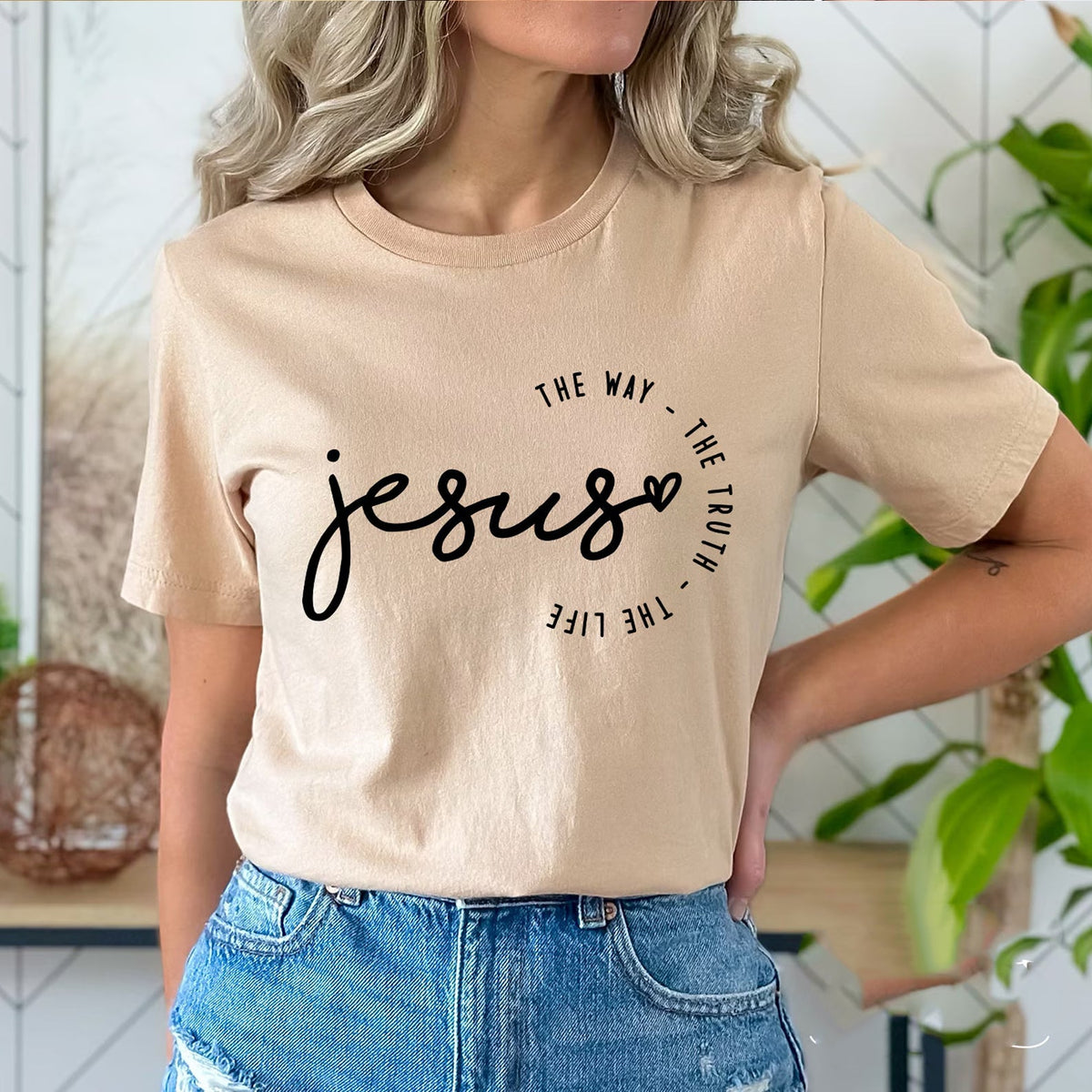 Jesus The Way The Truth The Life Graphic Tee