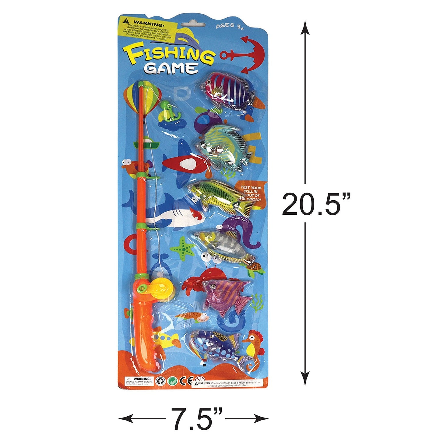Children's Toy Fishing Set | Emergency Entertainment & Quiet Play Game