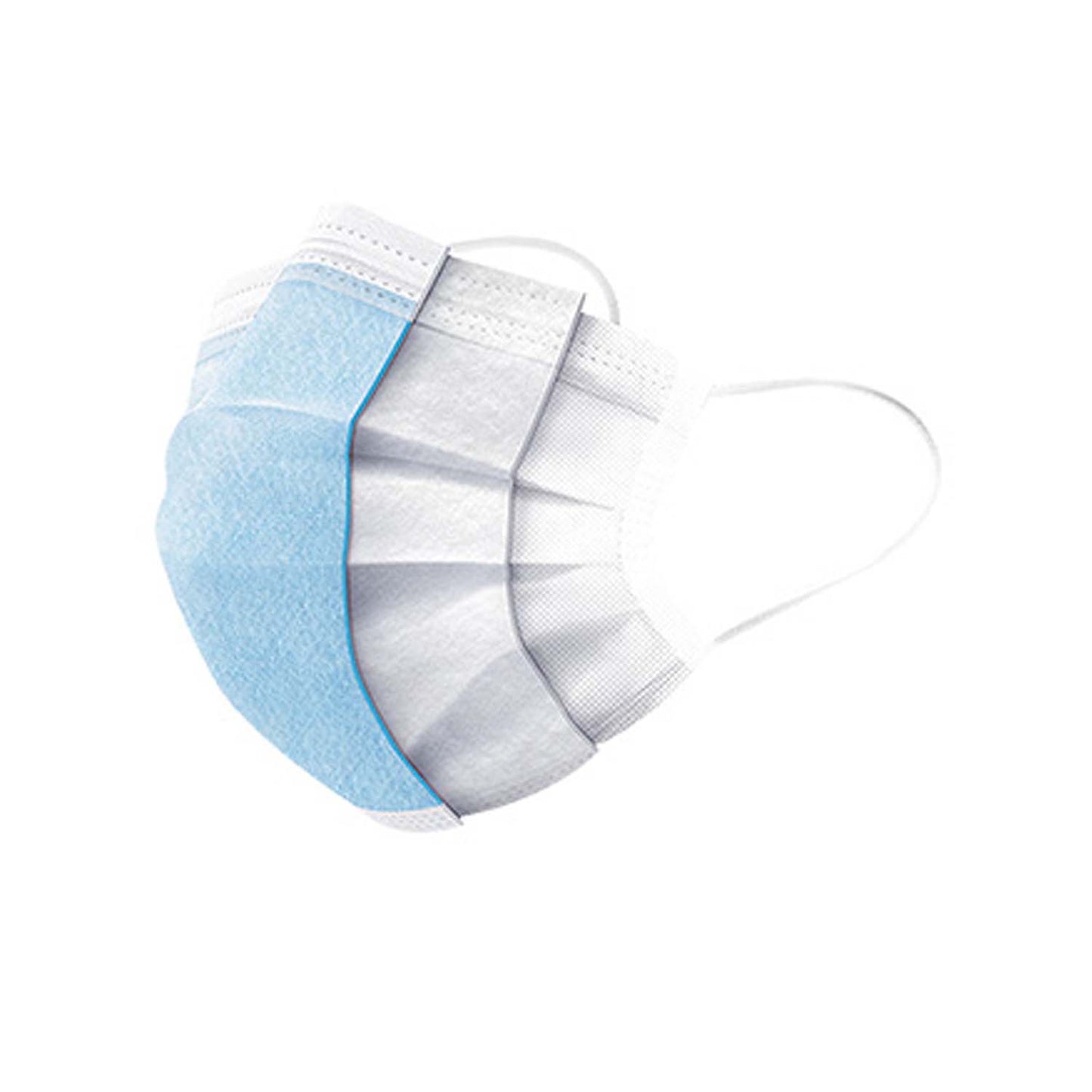 Disposable 3-ply Face Mask, Bag of 3