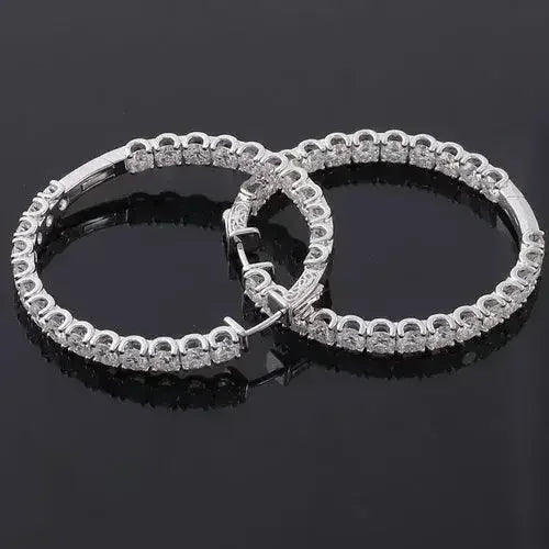 Personalized Big Diameter Earrings โ Luxury Statement Jewelry