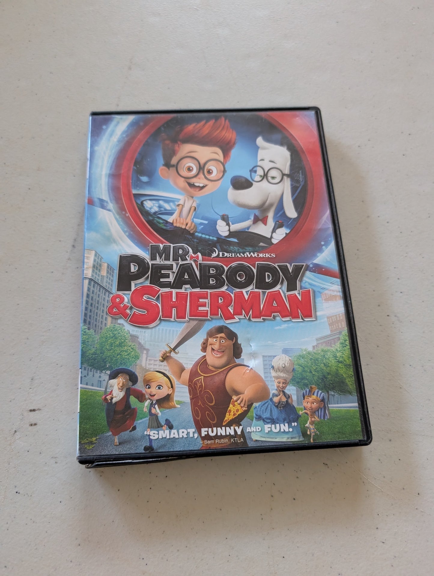 Mr. Peabody & Sherman DVD DreamWorks Rob Minkoff