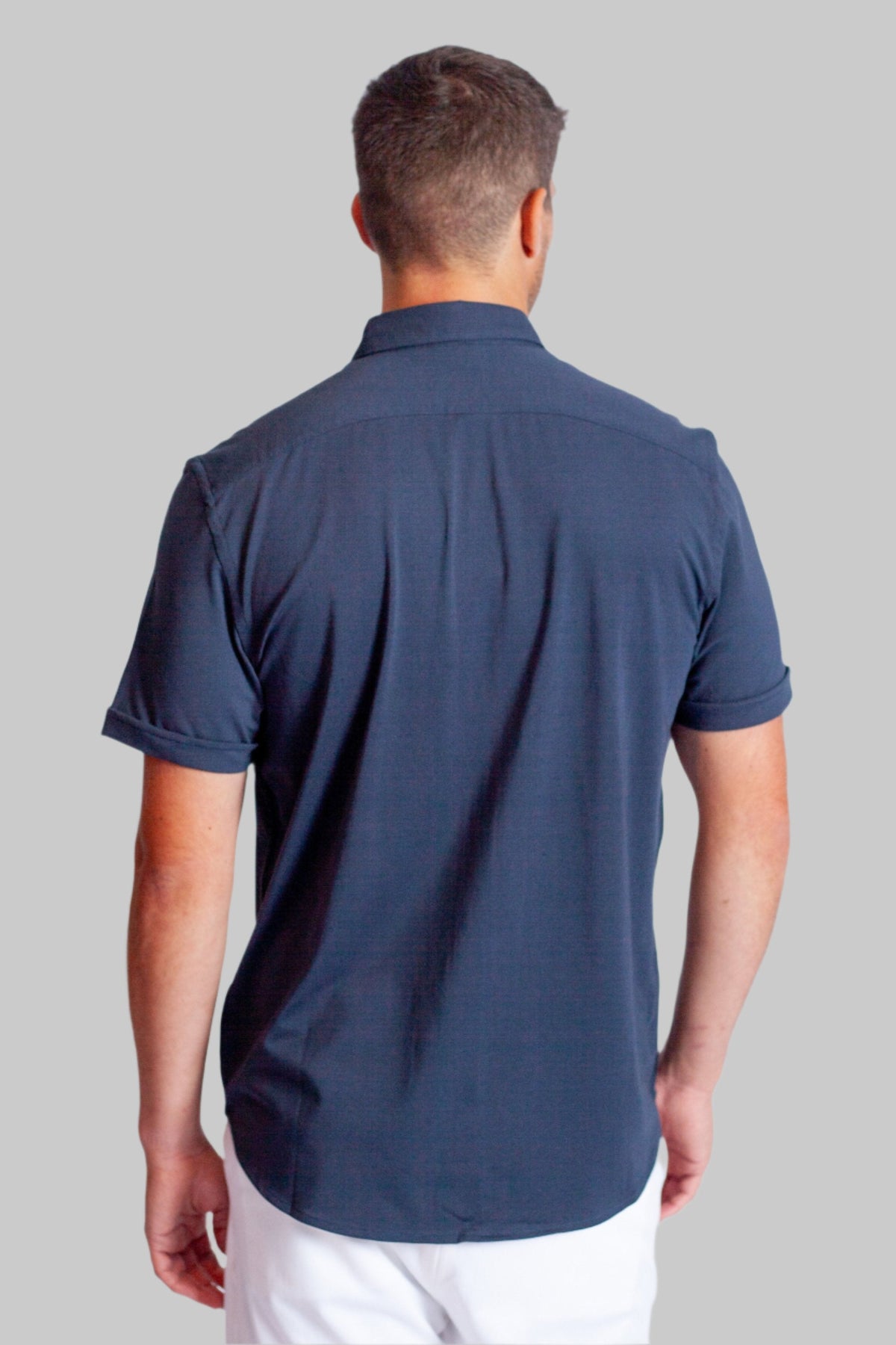 'Single Shot' Short Sleeve Shirt - Blue Night