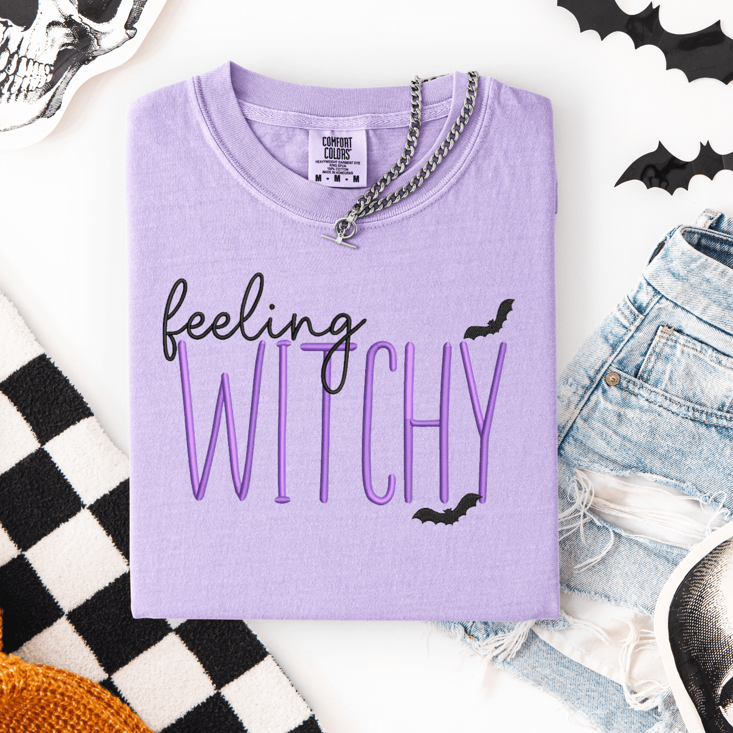 Feeling Witchy Embroidered Shirt