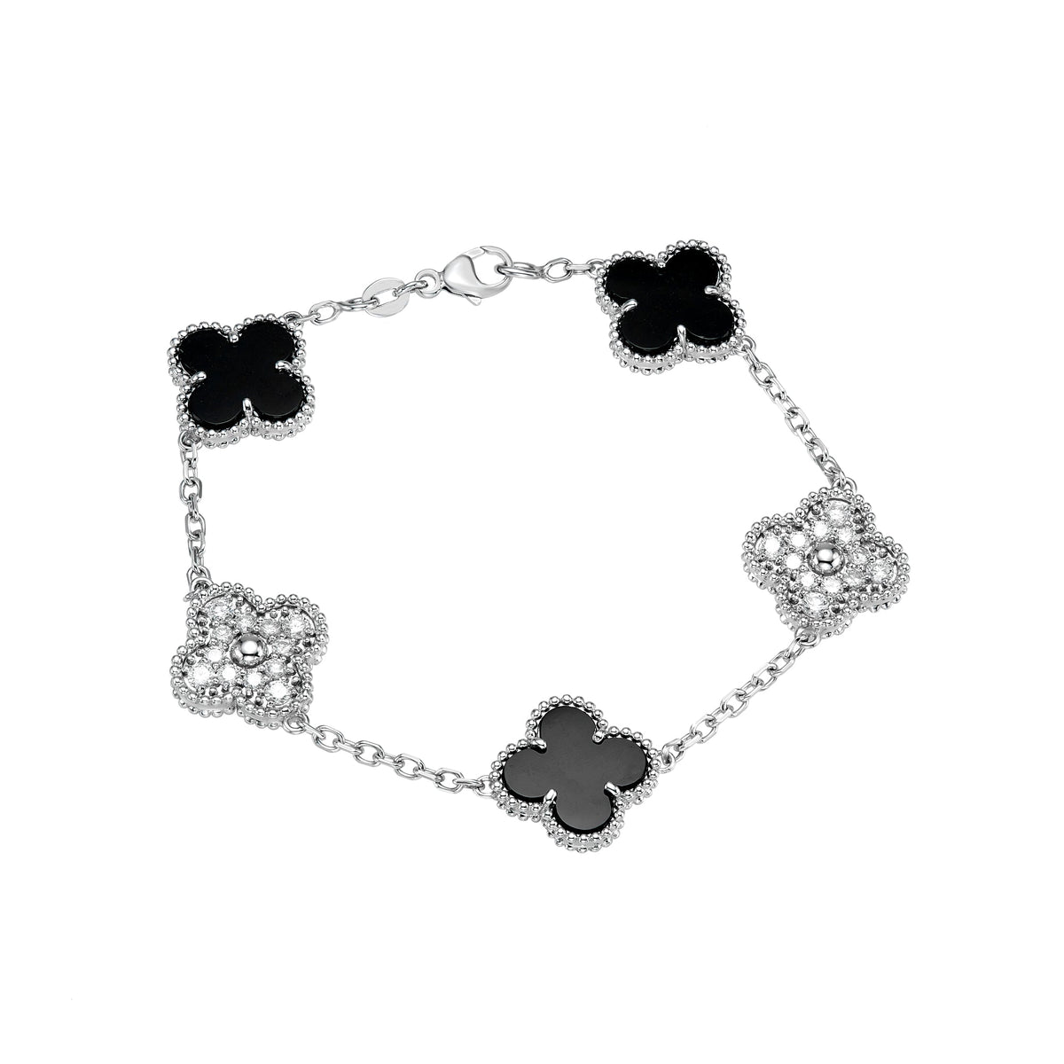 Fancy & Diamond Clover Bracelet