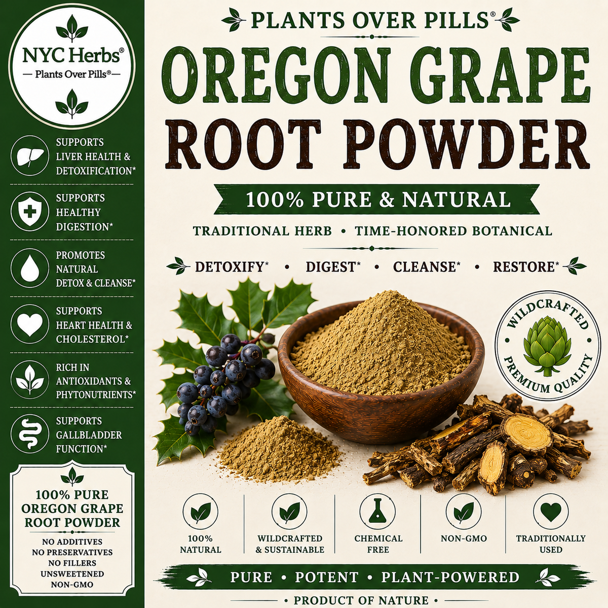 Oregon Grape Root Powder