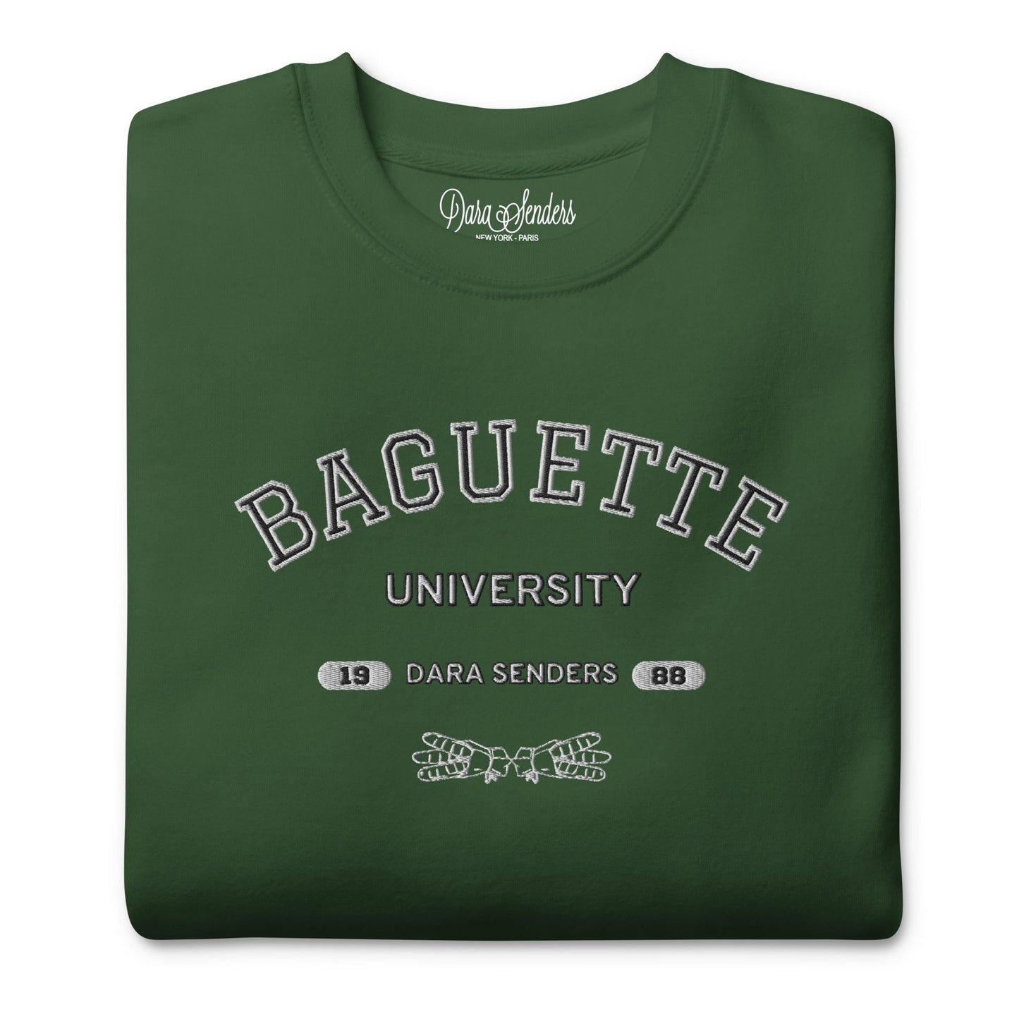 BAGUETTE UNIVERSITY SWEATSHIRT