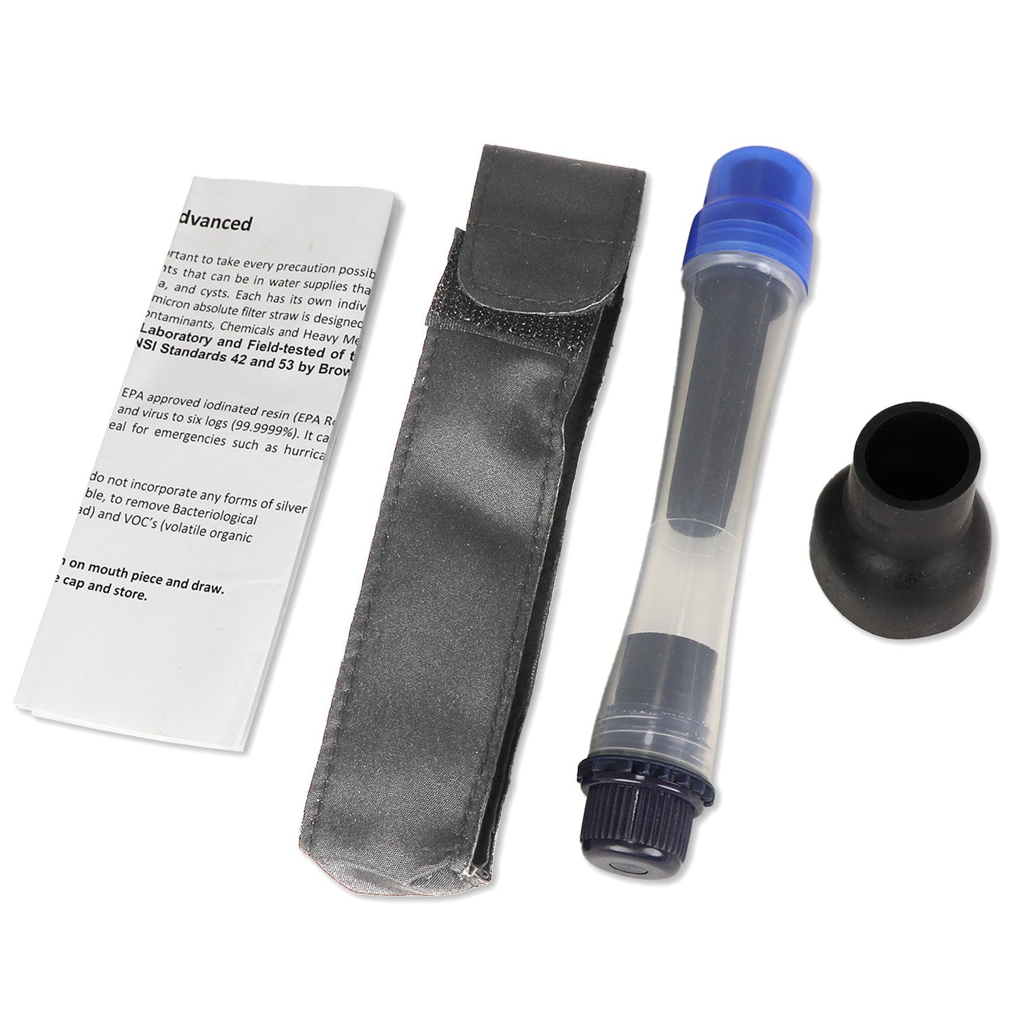 Water Purification Straw | Personal Emergency Water Filter