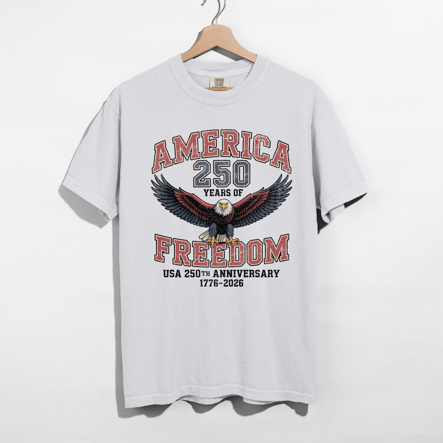 USA 250th Anniversary 1776โ2026 Patriotic Graphic Shirt | Vintage Americana