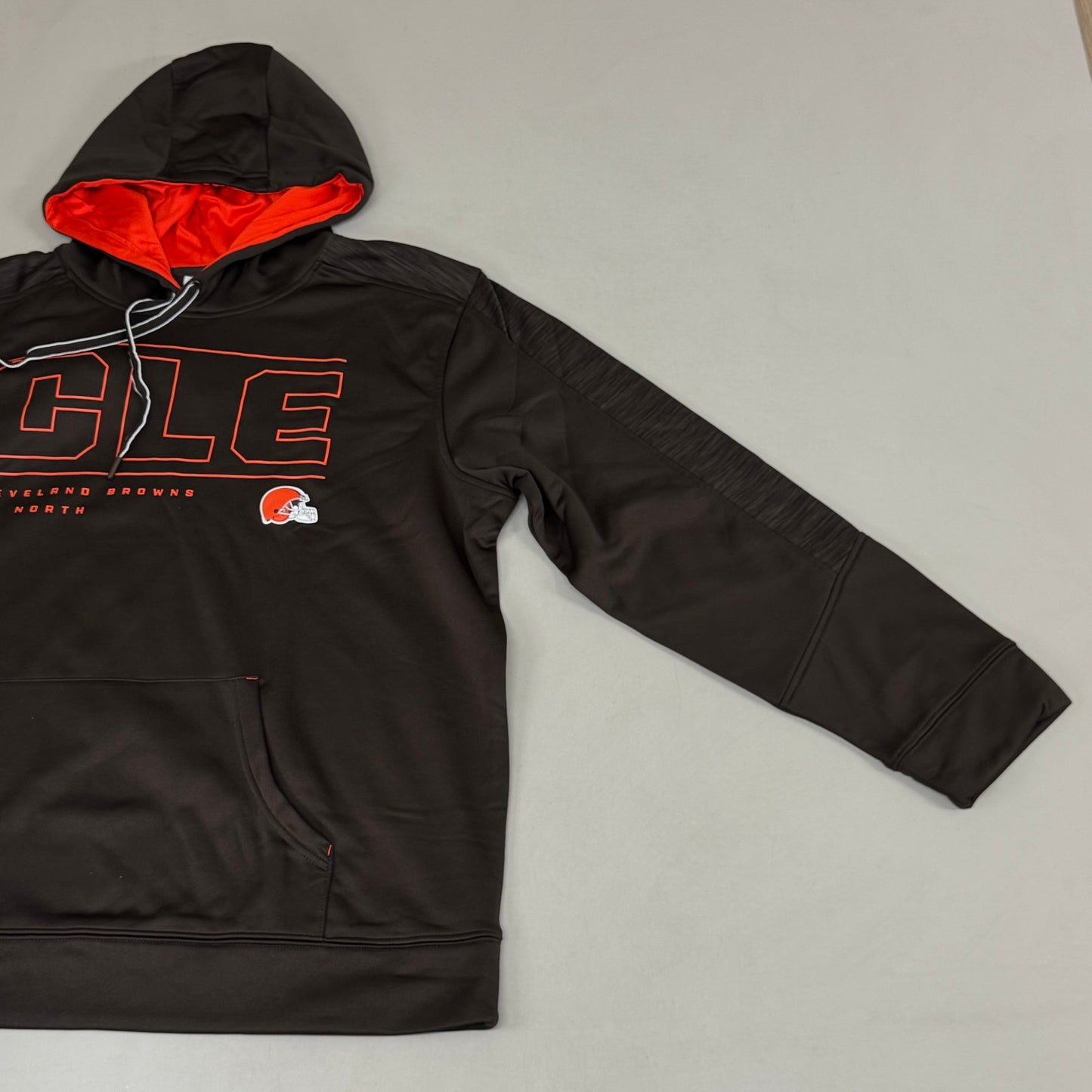 NFL Cleveland Browns Hoodie AFG North Sweatshirt Pullover XXL Brown 1802967 Football