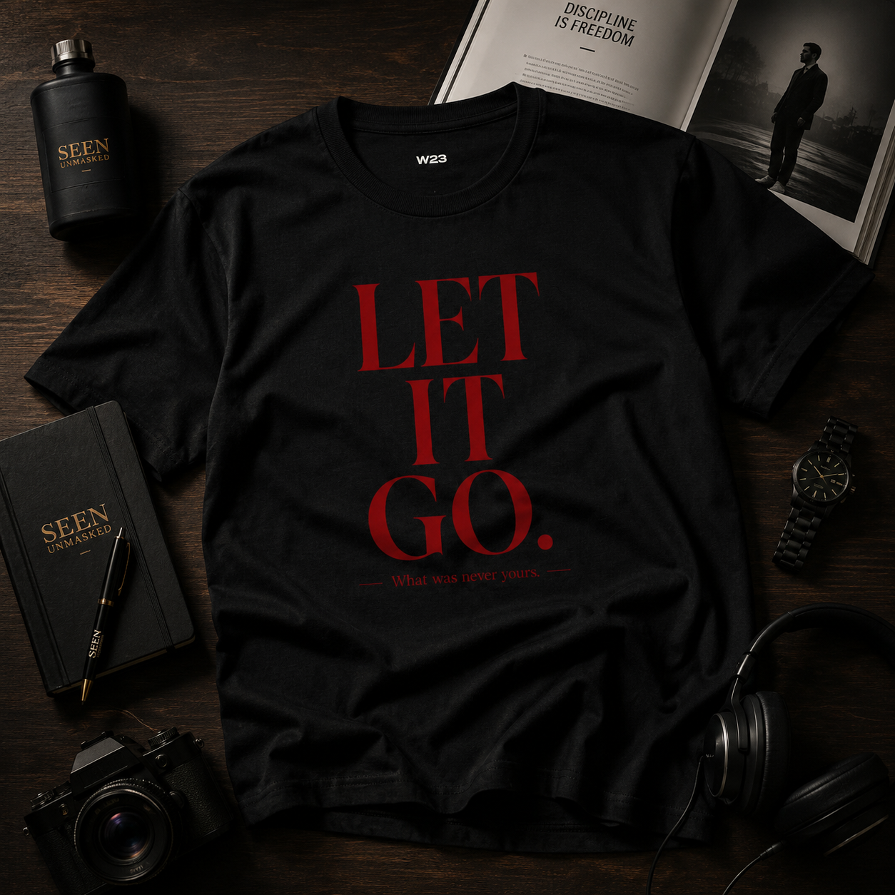 Let It Go Tee — SEEN: Unmasked Collection