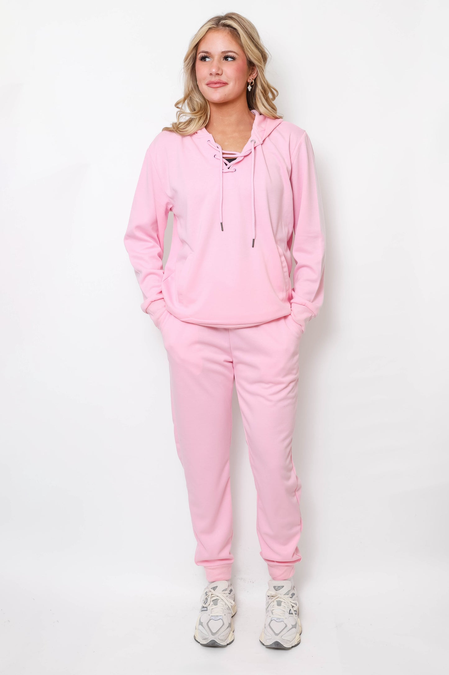 Women's Lace-Up Hoodie & Jogger UltraTech Set