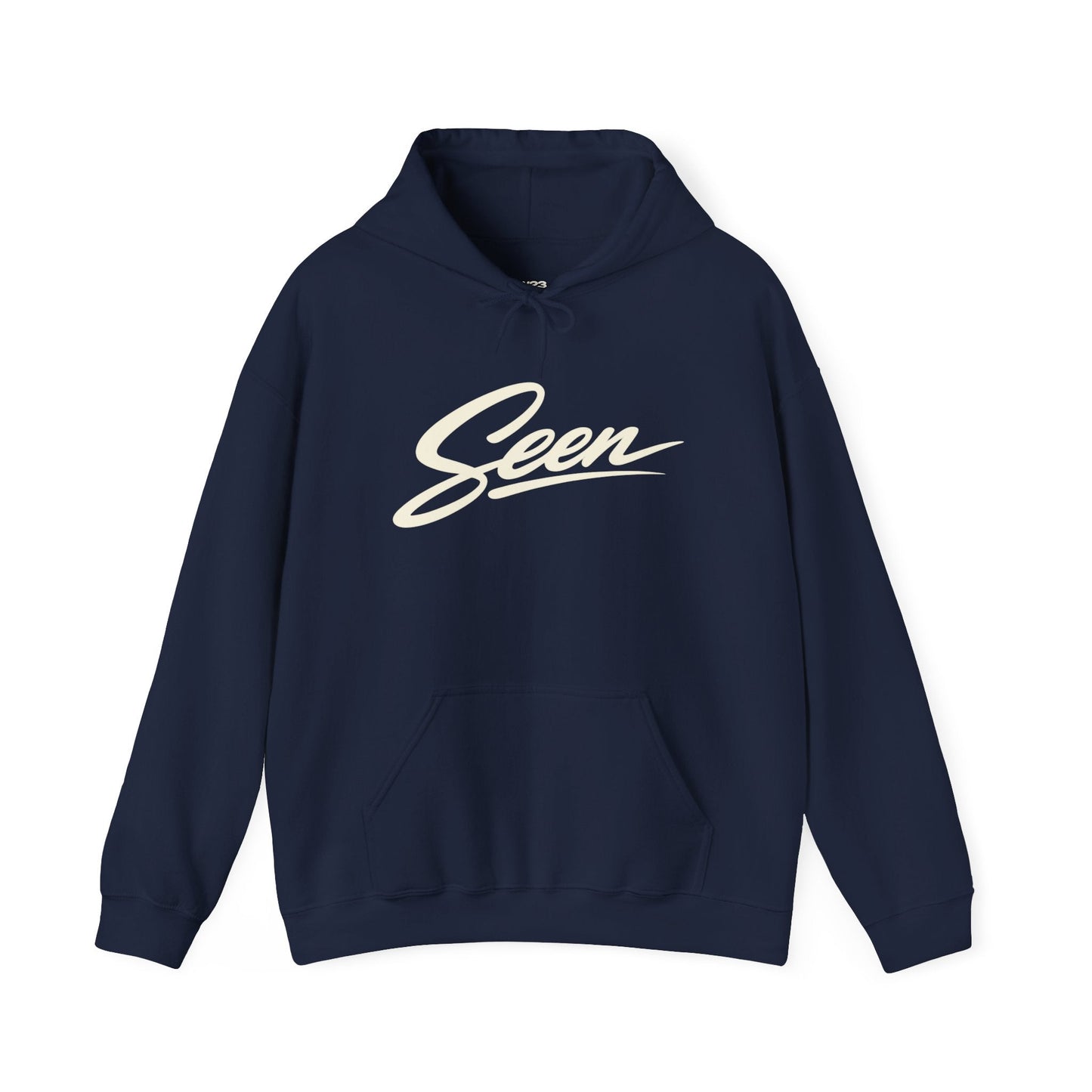 Seen Script Hoodie | Vintage Script Logo Pullover