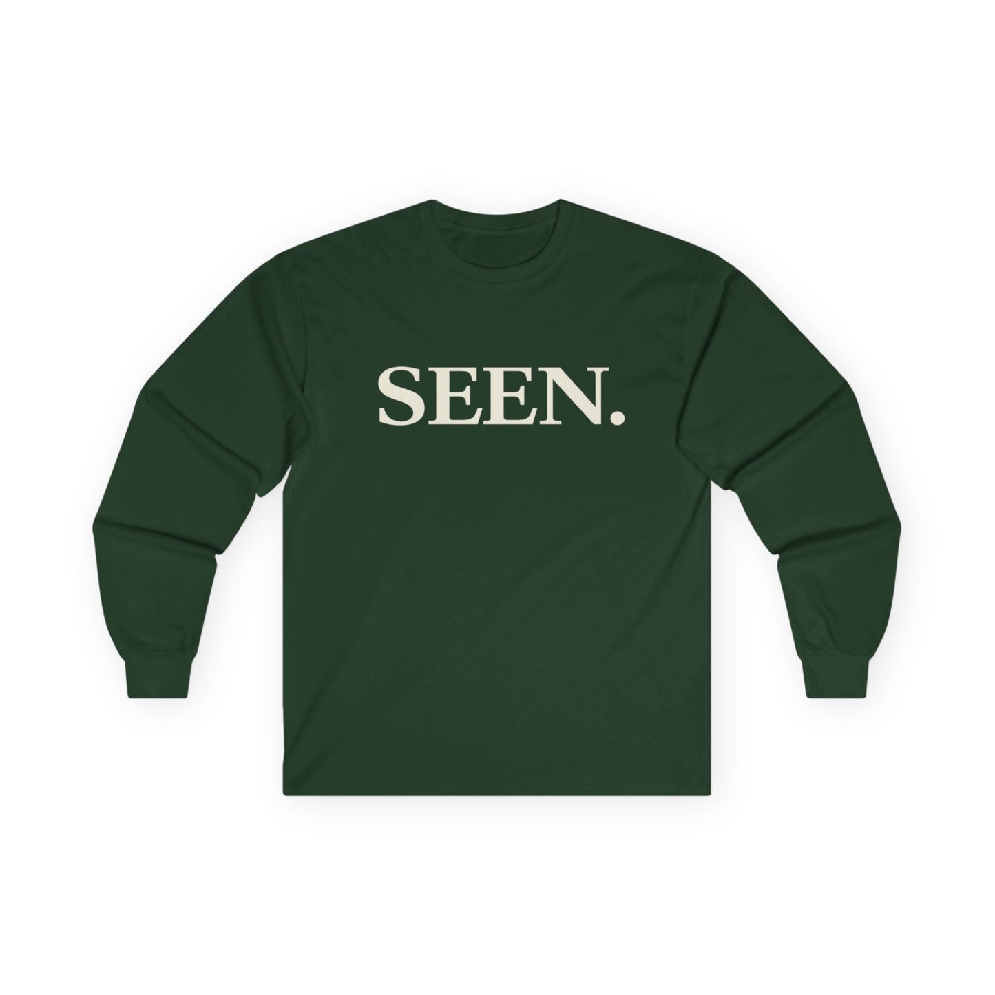 SEEN. Long Sleeve Tee – Minimalist Premium Inspirational Identity Apparel