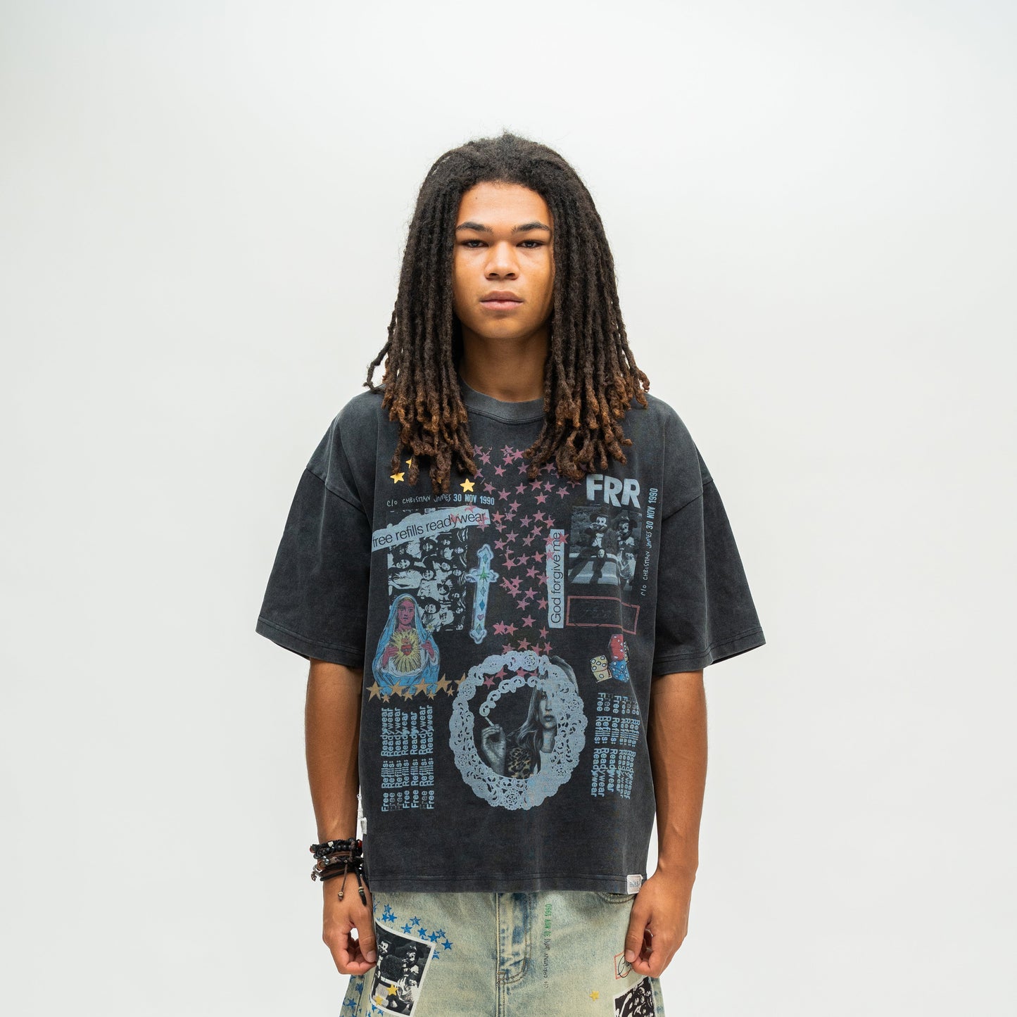Collage Tee - Black