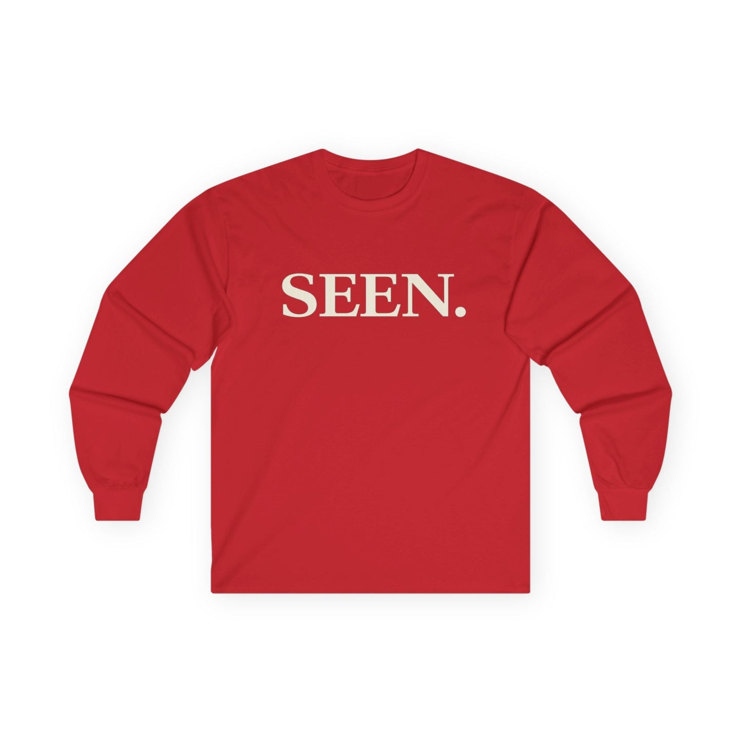SEEN. Long Sleeve Tee – Minimalist Premium Inspirational Identity Apparel