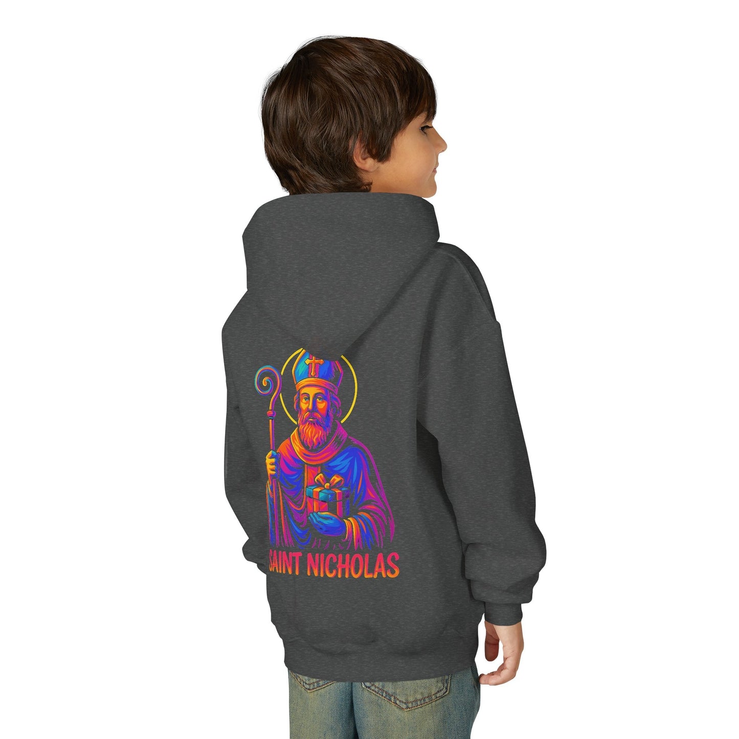 St. Nicholas | Kids Catholic Hoodie | Real St. Nick