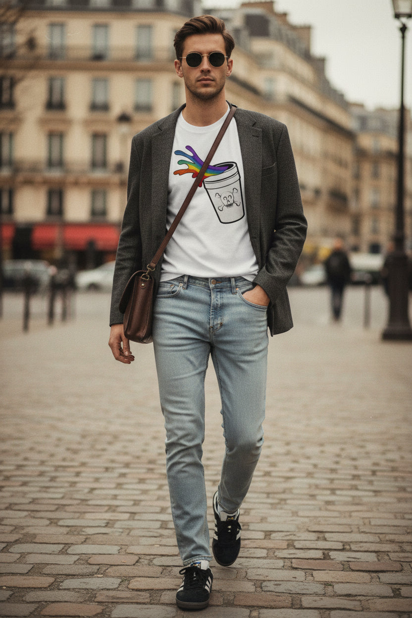 Rainbow Slushy Unisex Heavy Cotton Tee
