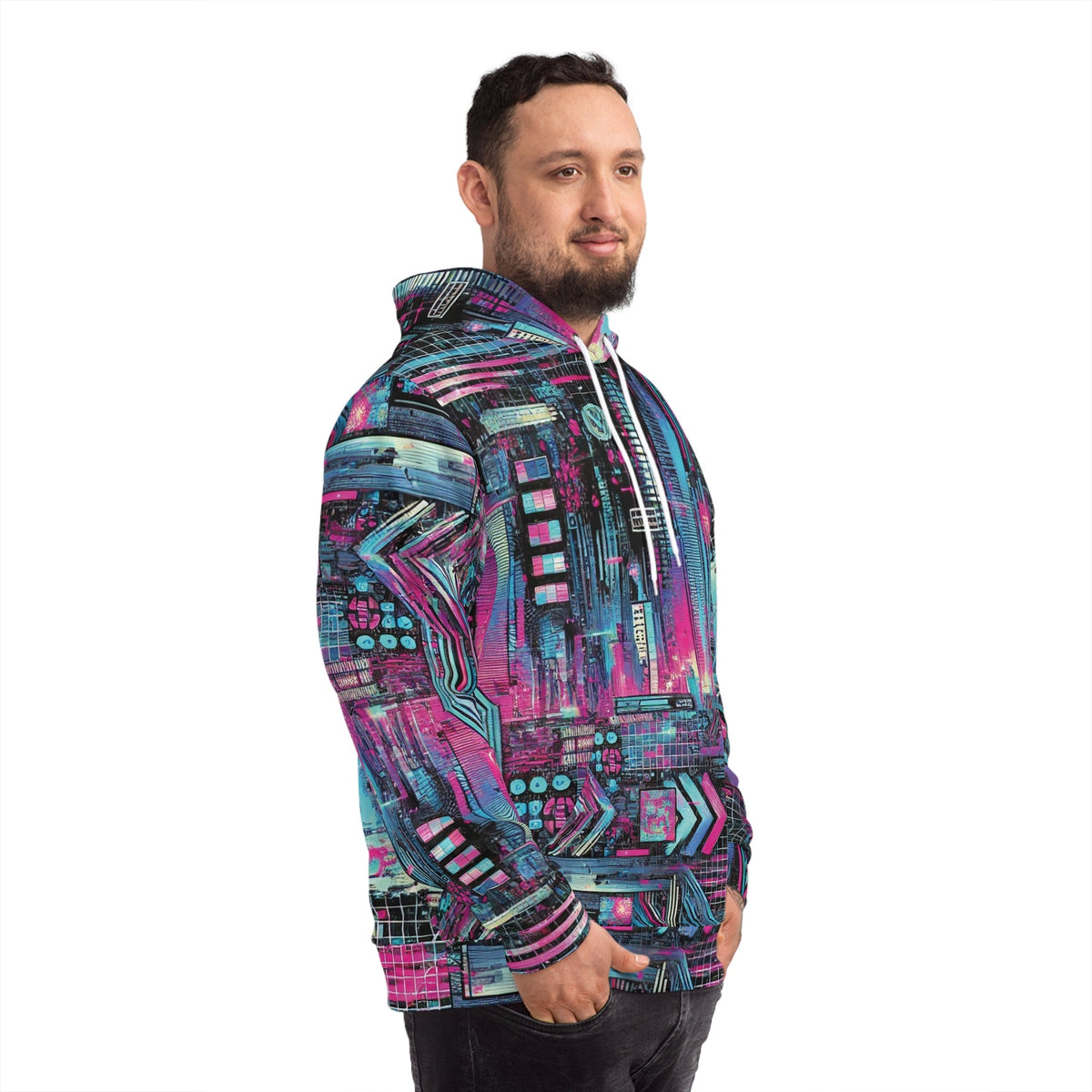 Cyber City Hoodie — Anti-Surveillance Streetwear