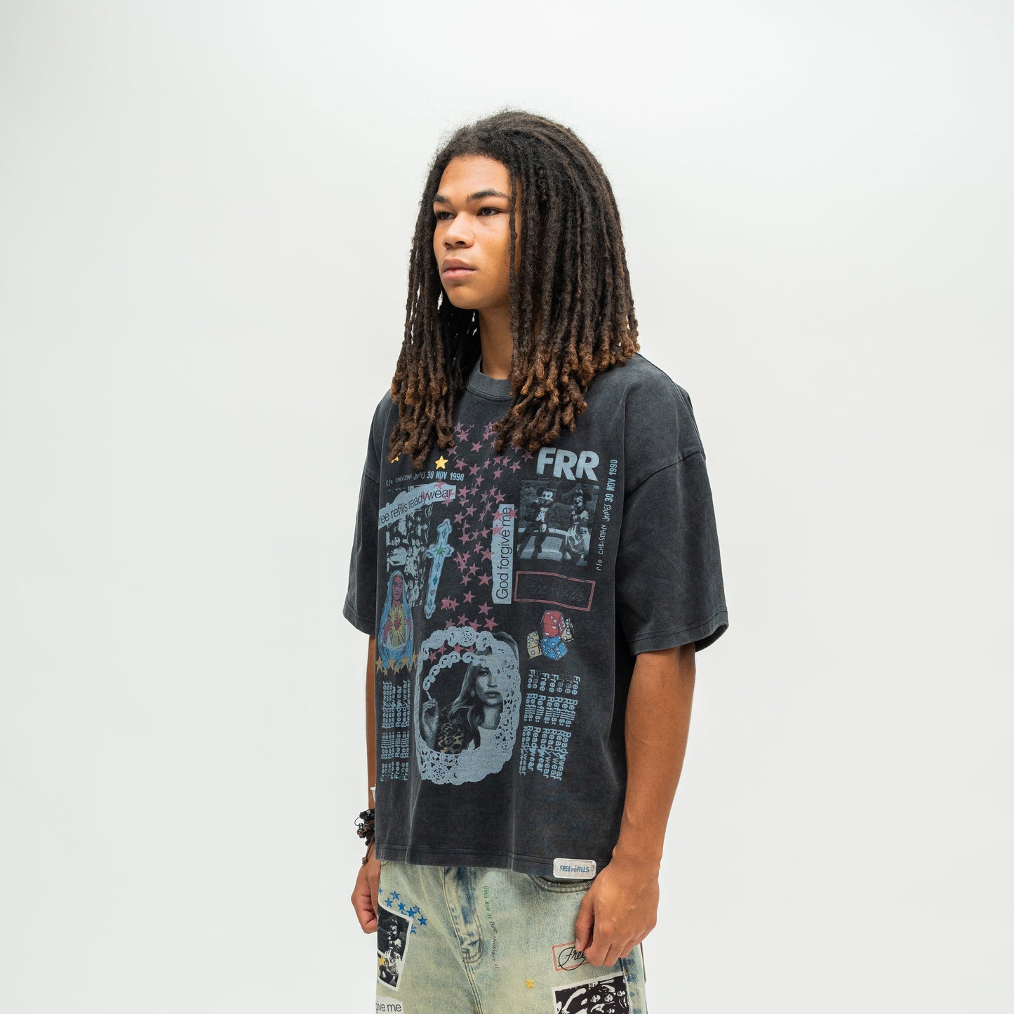 Collage Tee - Black