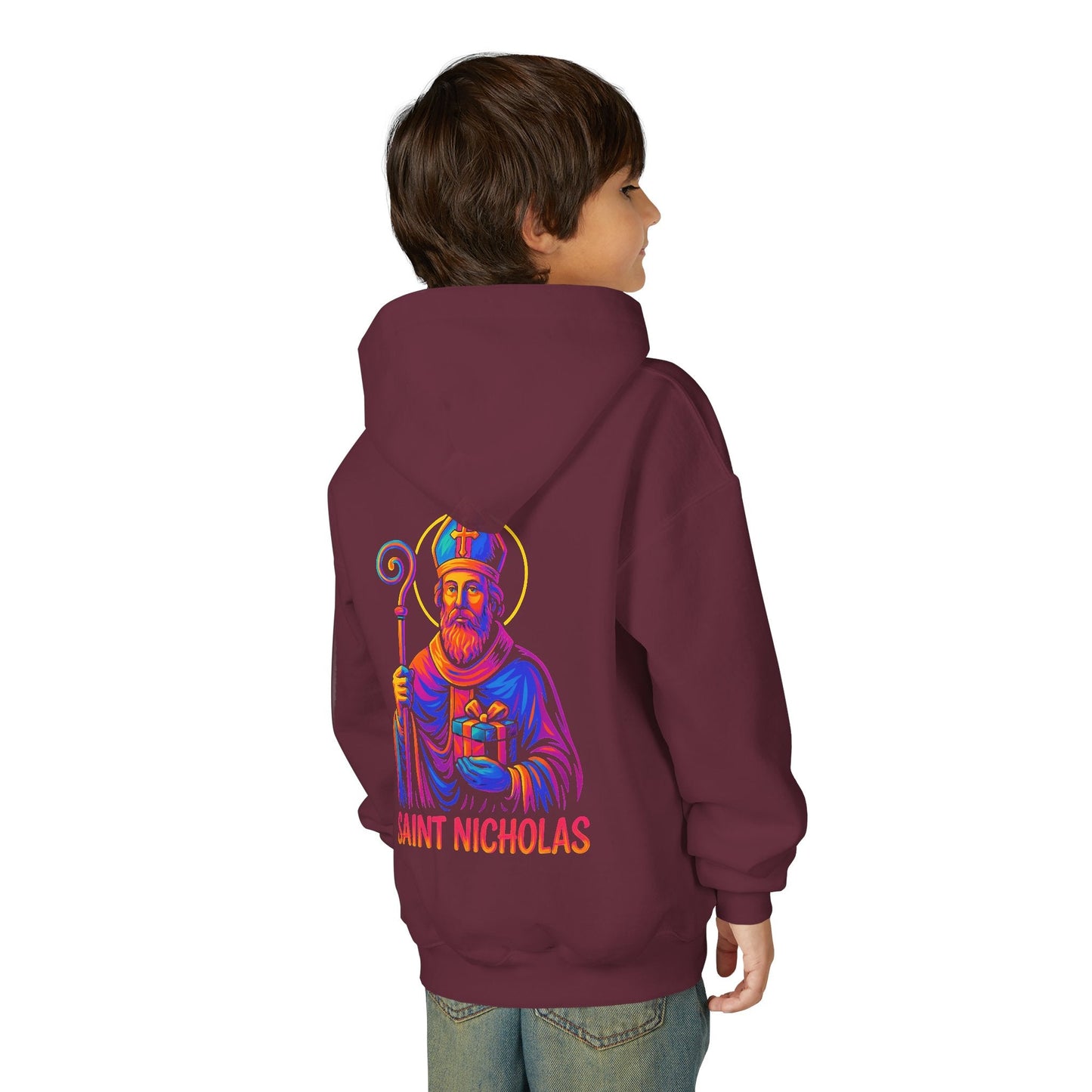 St. Nicholas | Kids Catholic Hoodie | Real St. Nick