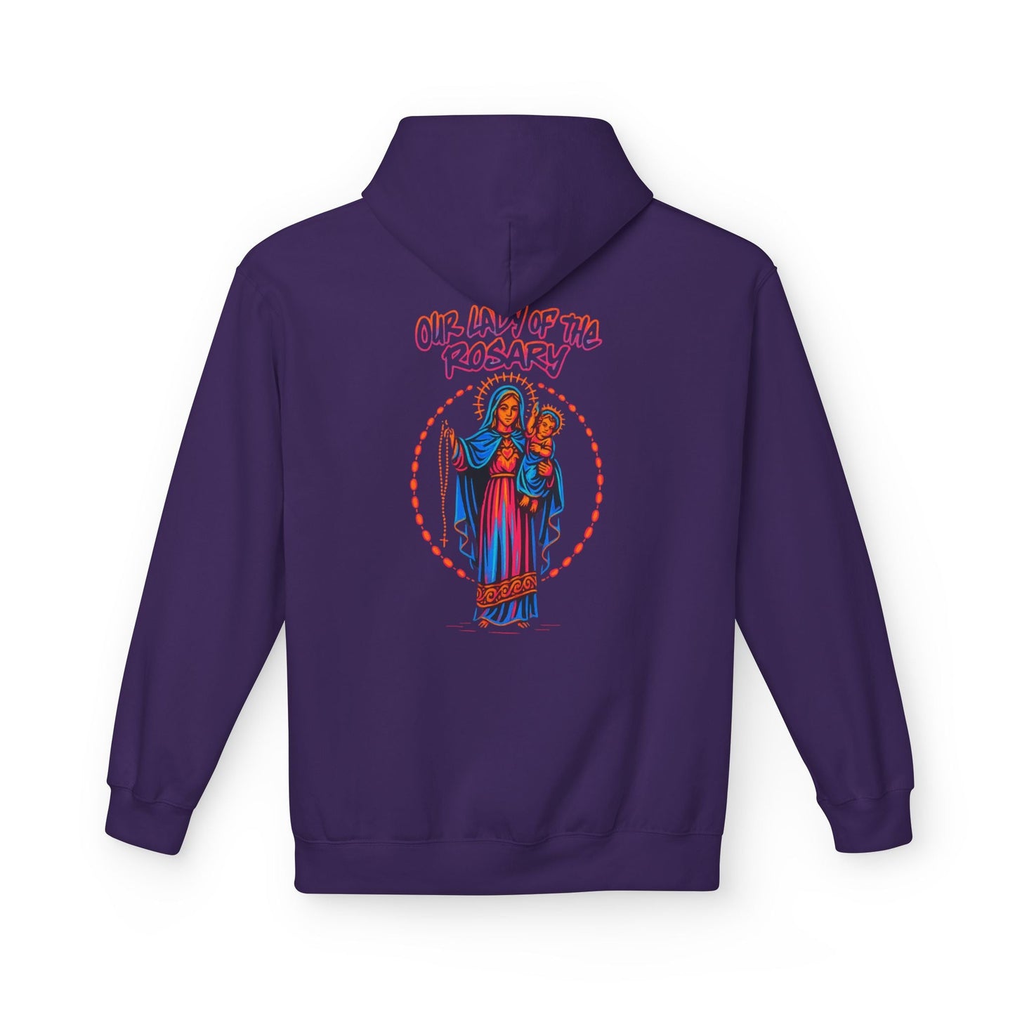 Our Lady of the Rosary | Catholic Hoodie | Marian Faith