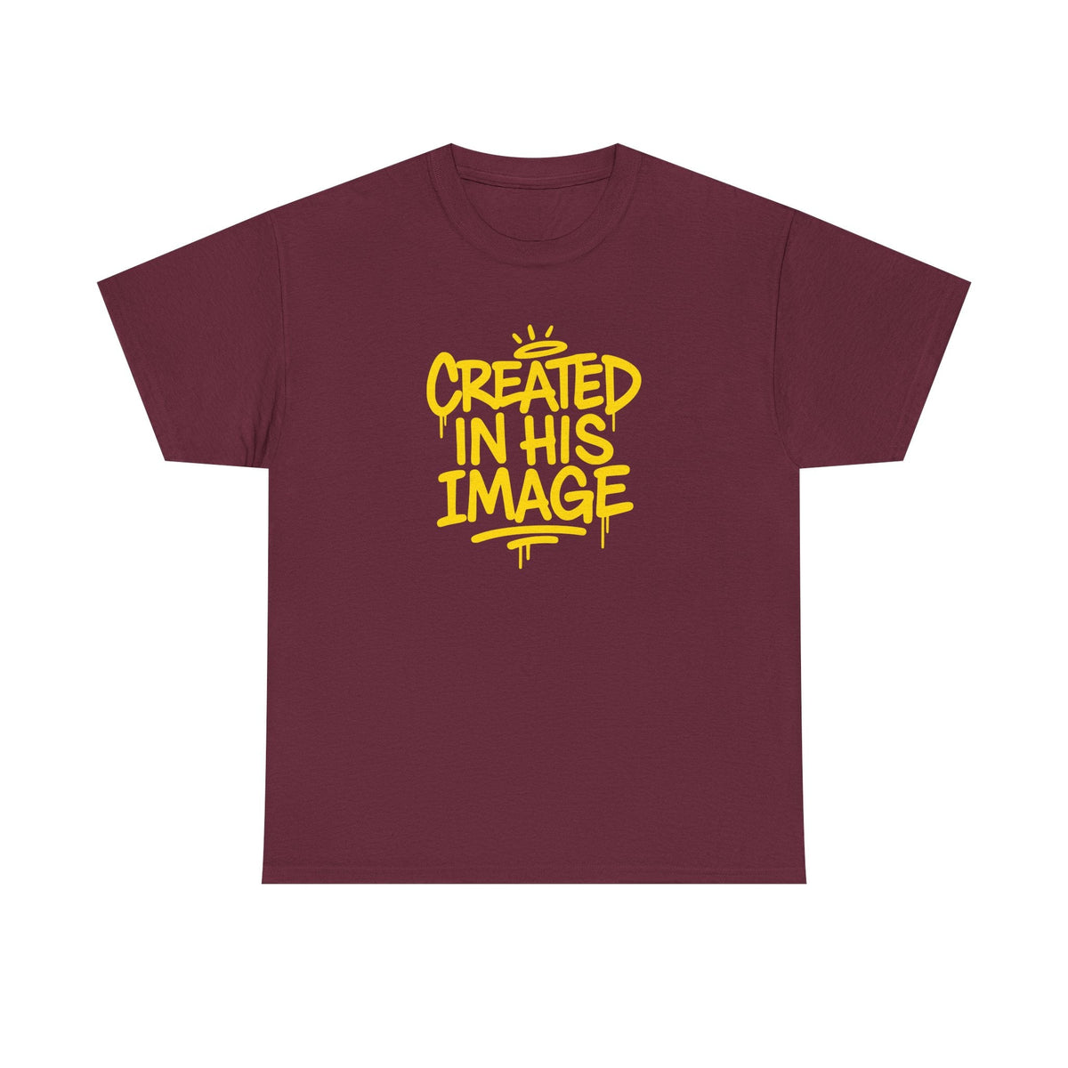 Created In His Image T-Shirt — Genesis 1:27 Inspirational Graphic Tee