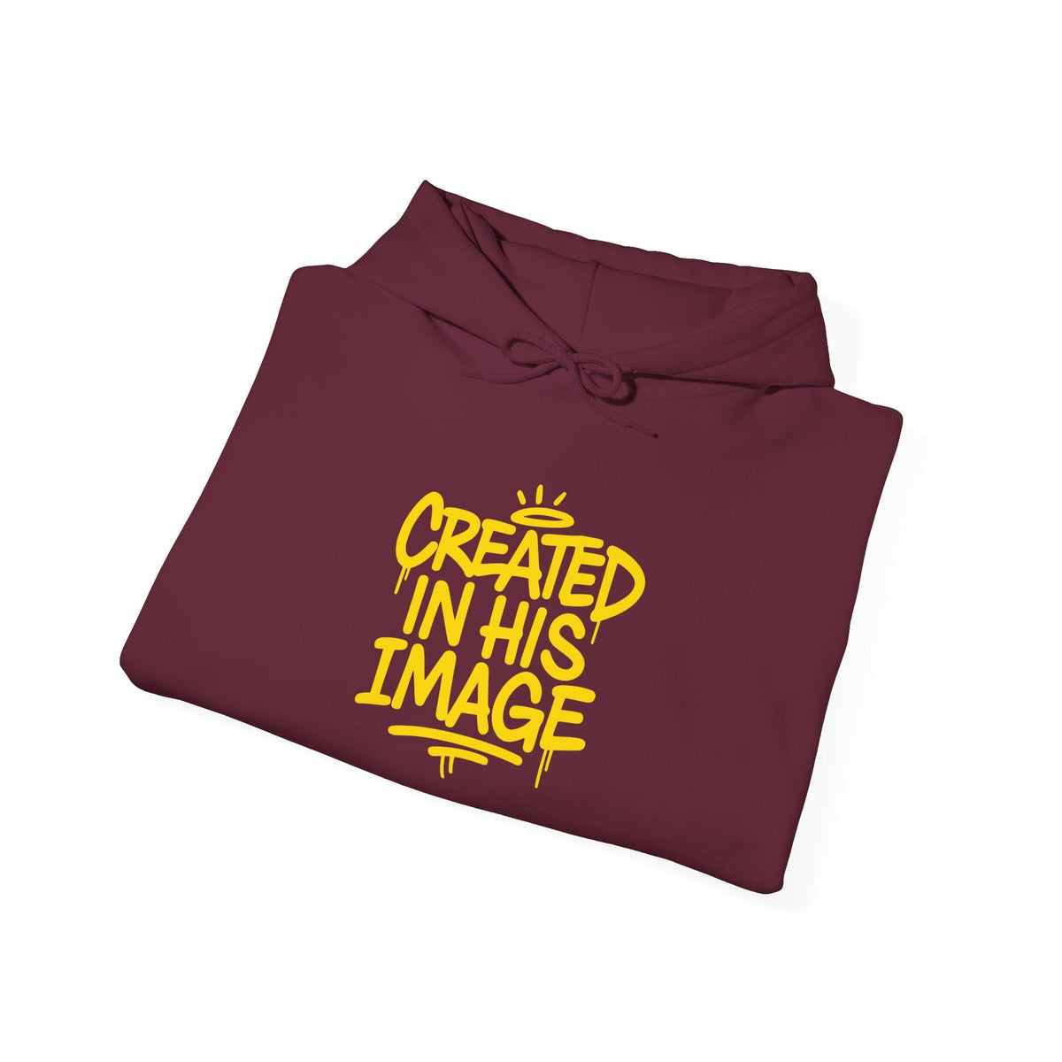 Created In His Image Hoodie — Genesis 1:27 Inspirational Pullover