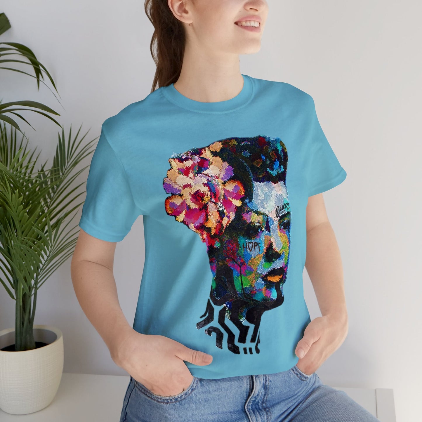 Billie Radical Unisex High End Cotton Short Sleeve Tee HUE+MAN Collective