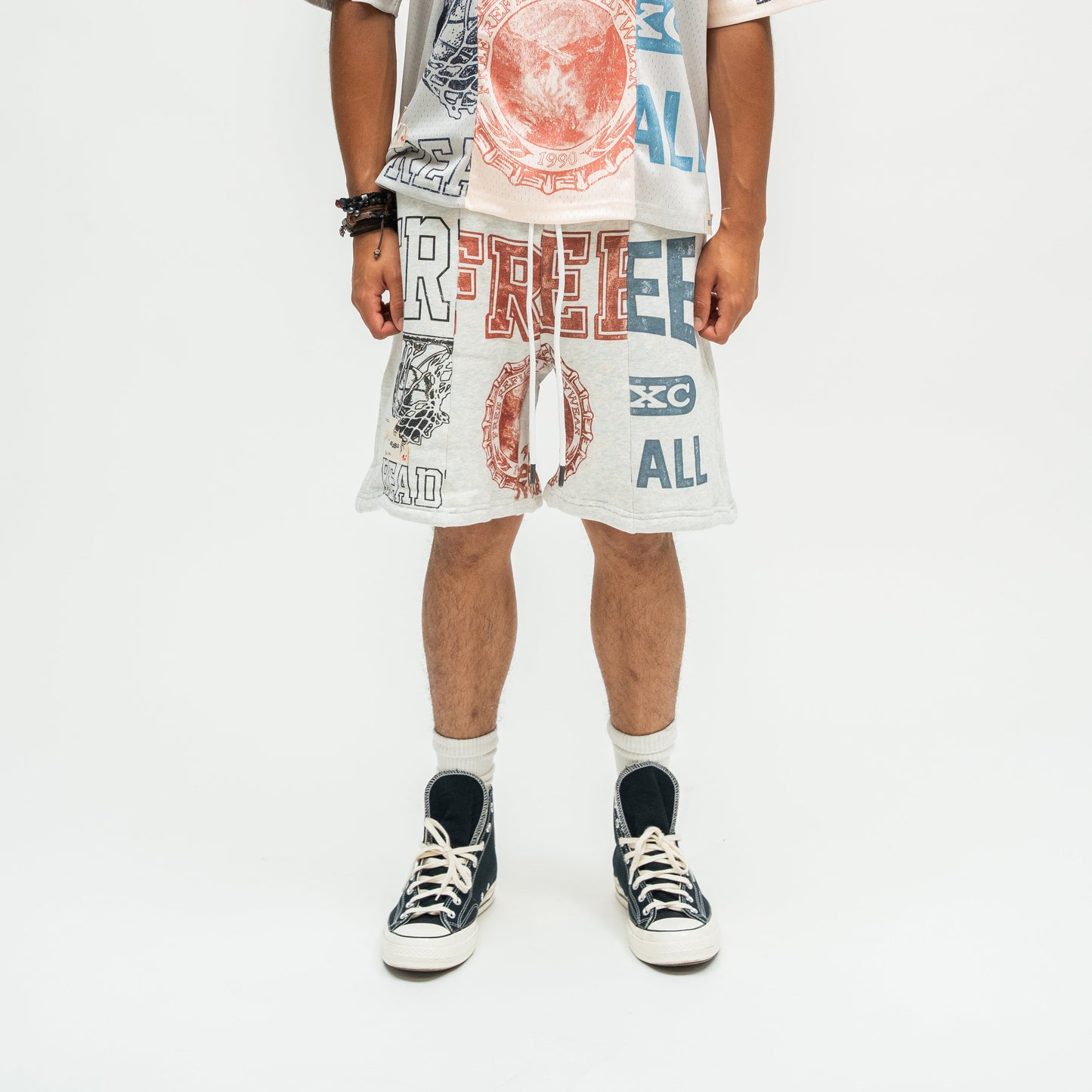 Split Shorts - Grey