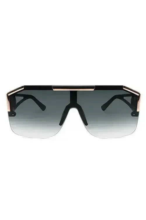 Square Oversize Retro Sunglasses - 100% UV Protection | Femstylo