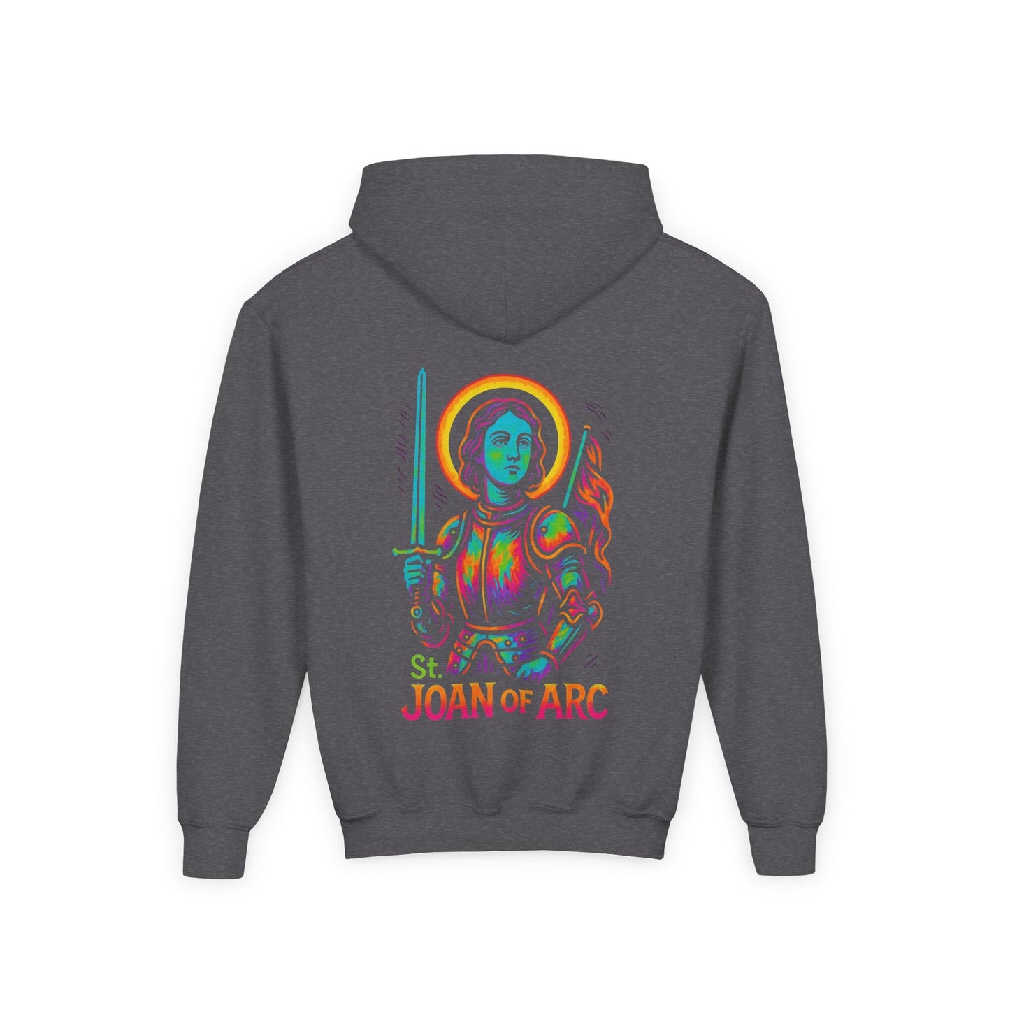 St. Joan of Arc | Kids Catholic Hoodie | Warrior Saint