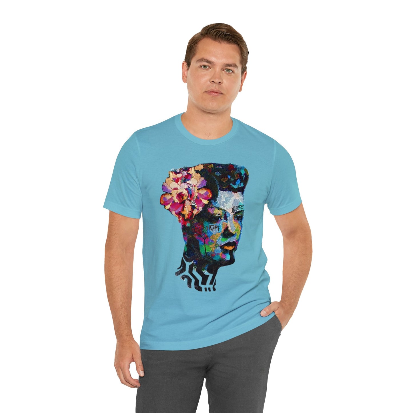 Billie Radical Unisex High End Cotton Short Sleeve Tee HUE+MAN Collective