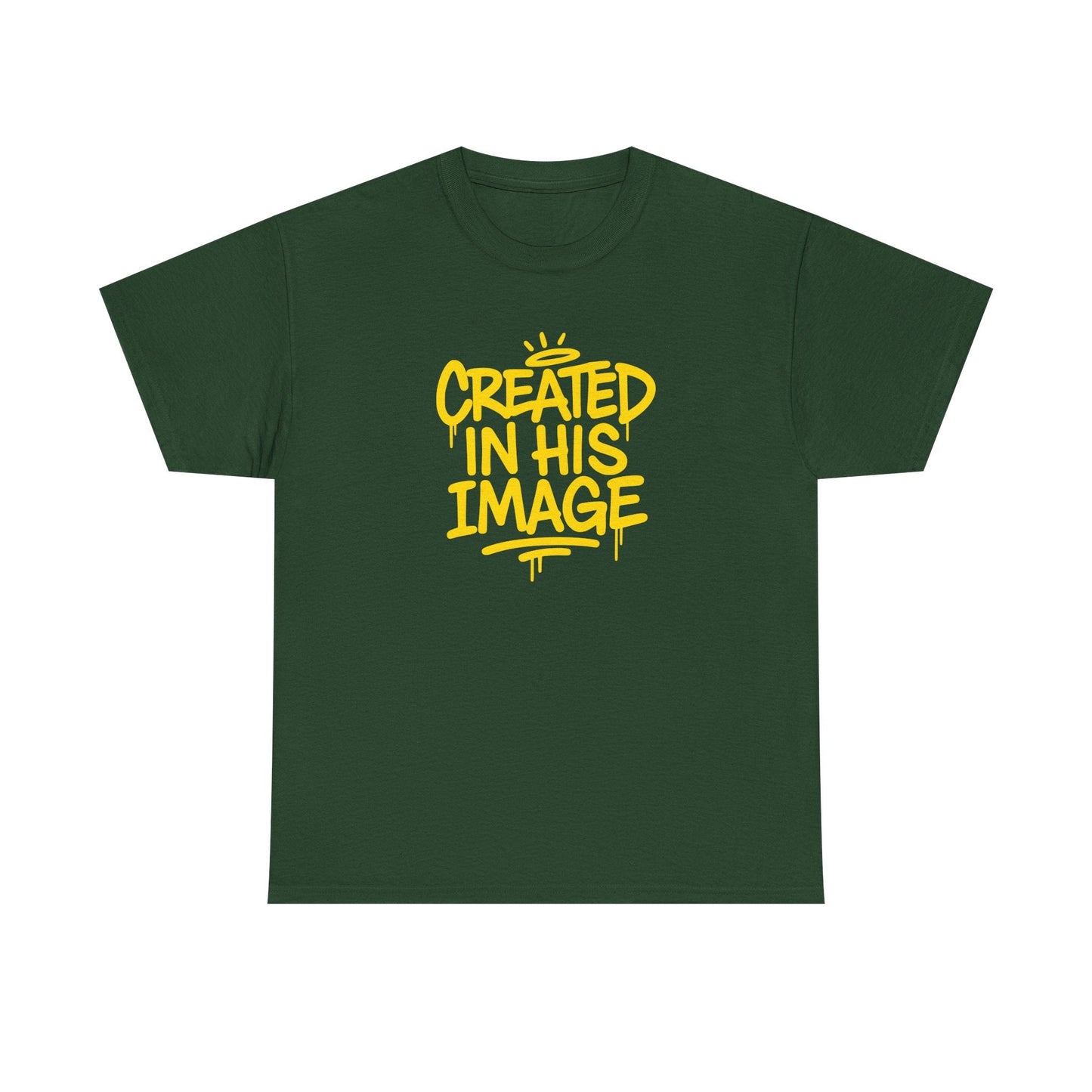 Created In His Image T-Shirt — Genesis 1:27 Inspirational Graphic Tee