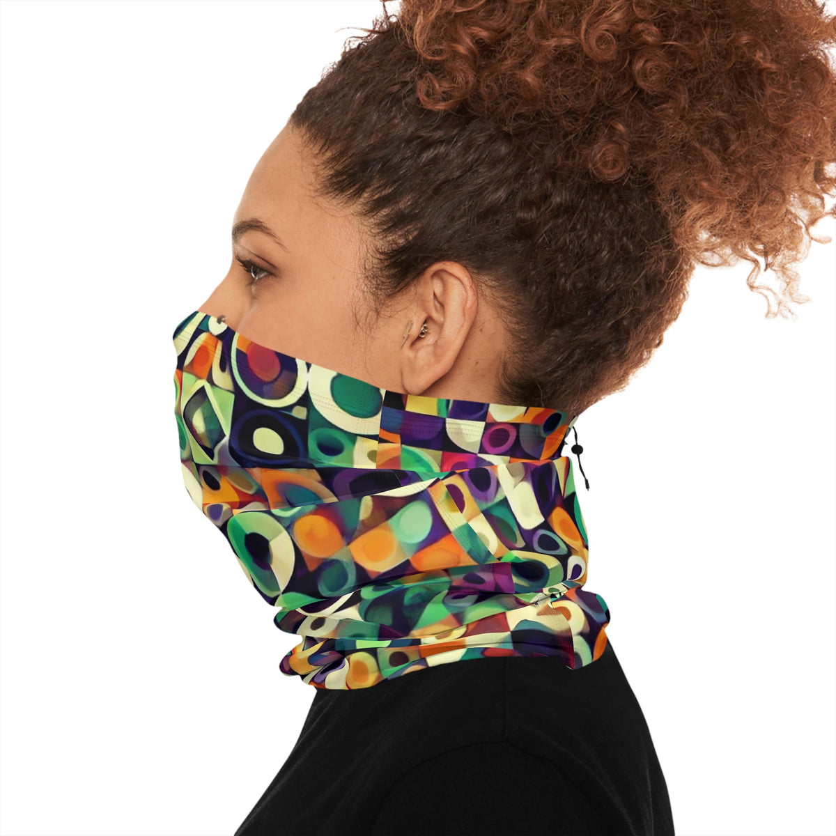 Dot Matrix Anti-Surveillance Face Mask – Machine Vision Disruption