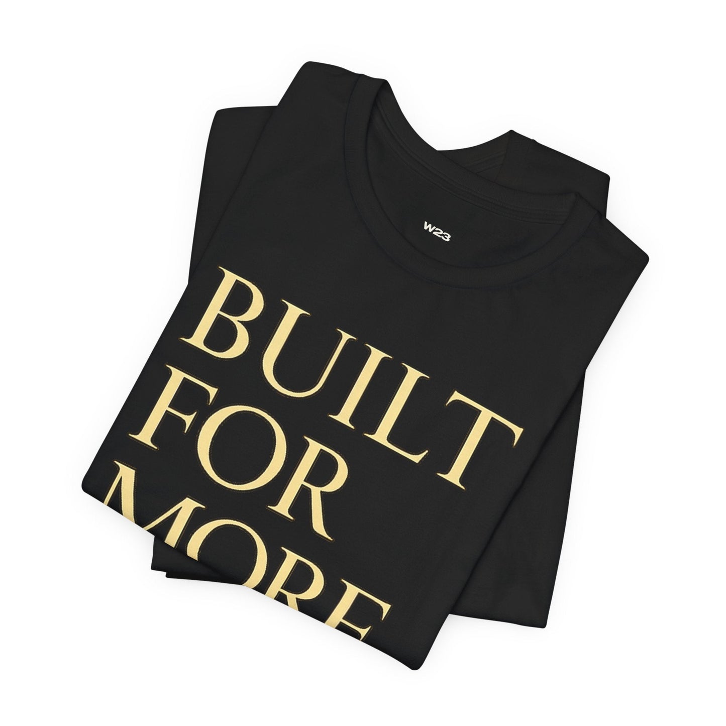Built For More — Faith Identity Graphic Tee | Black