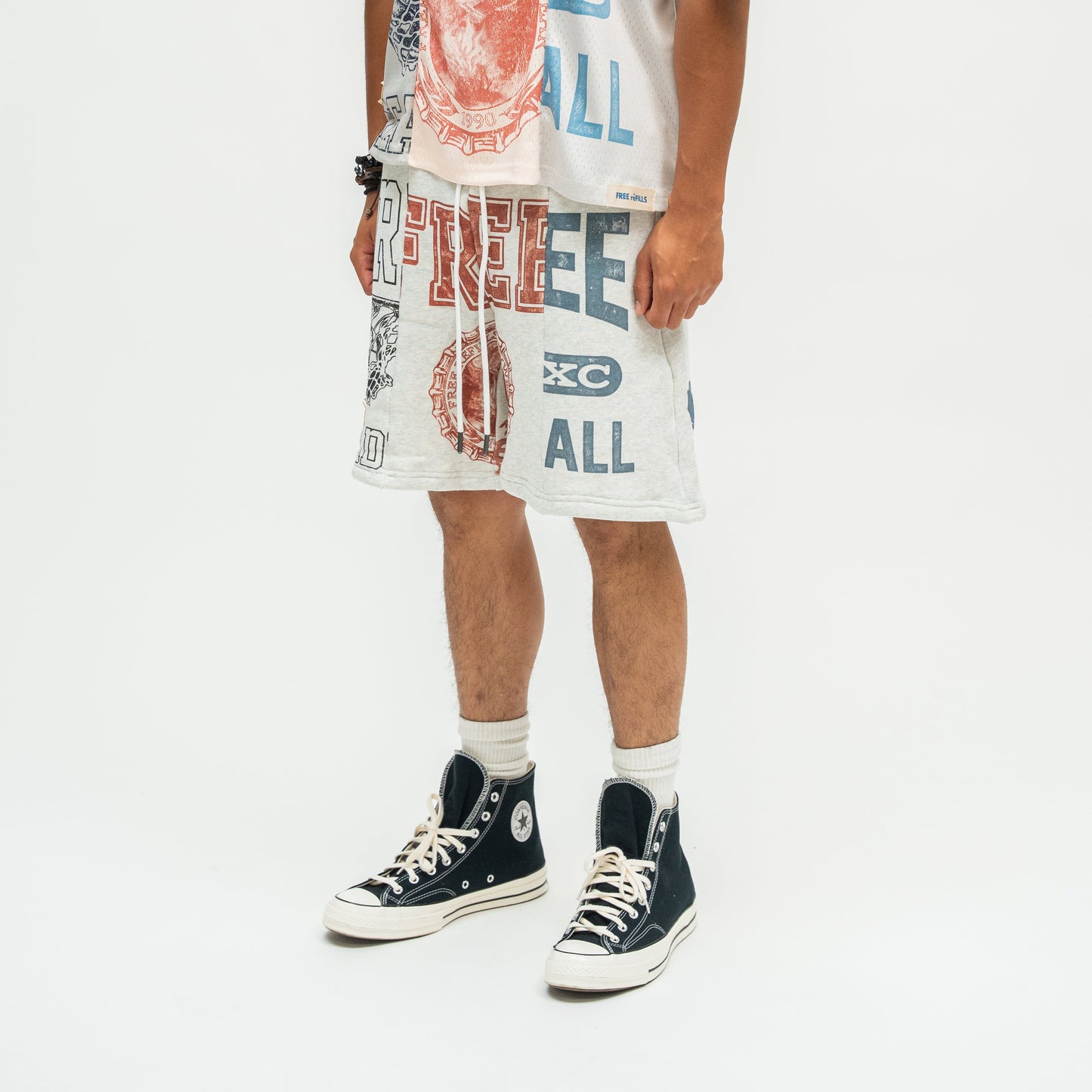 Split Shorts - Grey