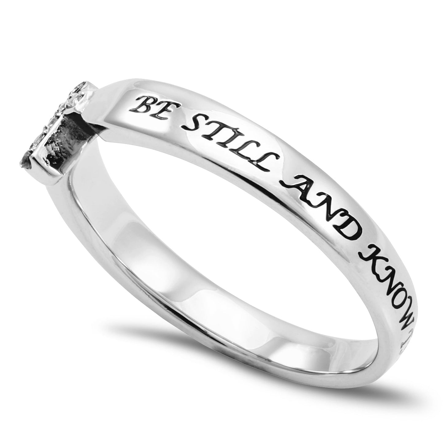 CZ Tiny Tip Ring