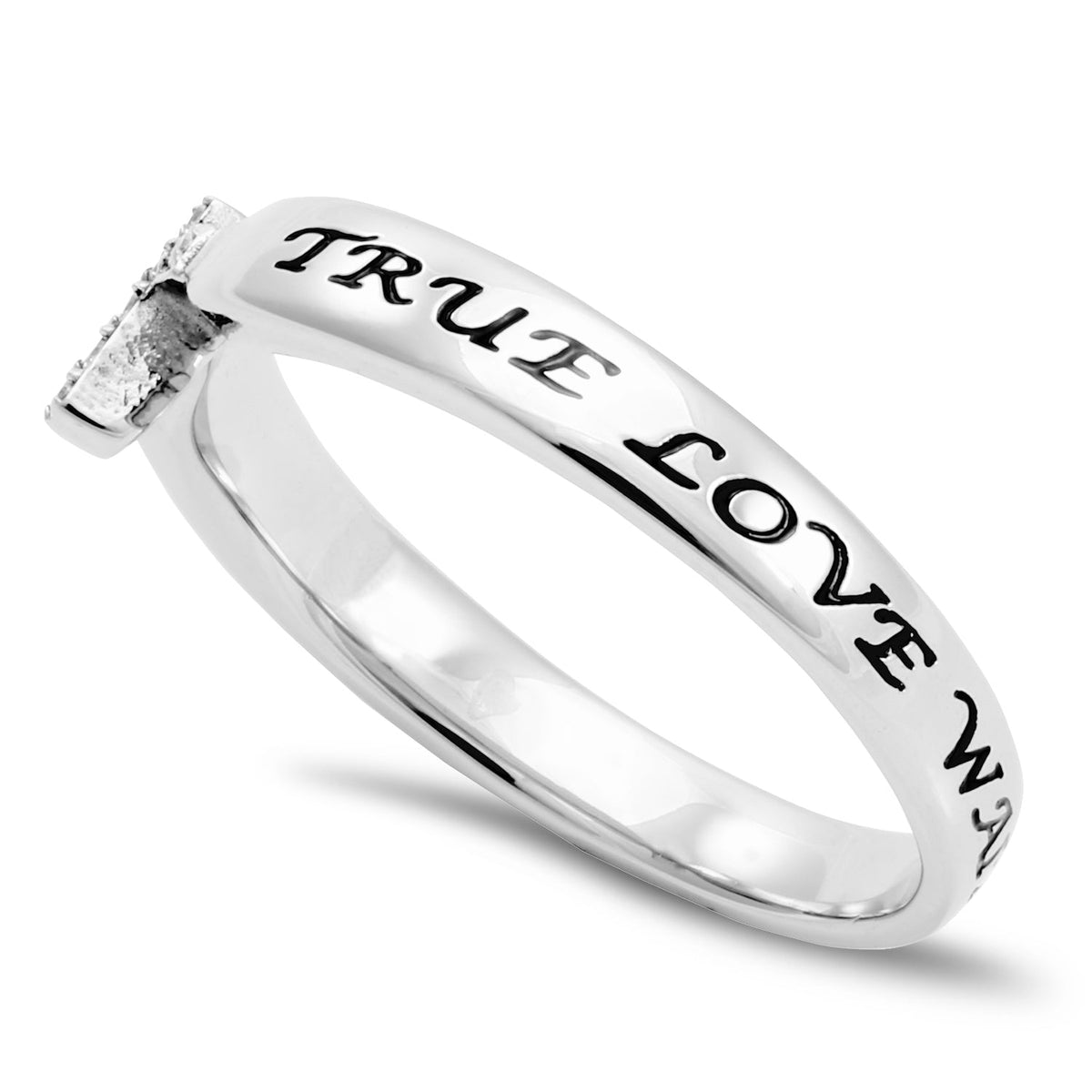 CZ Tiny Tip Ring